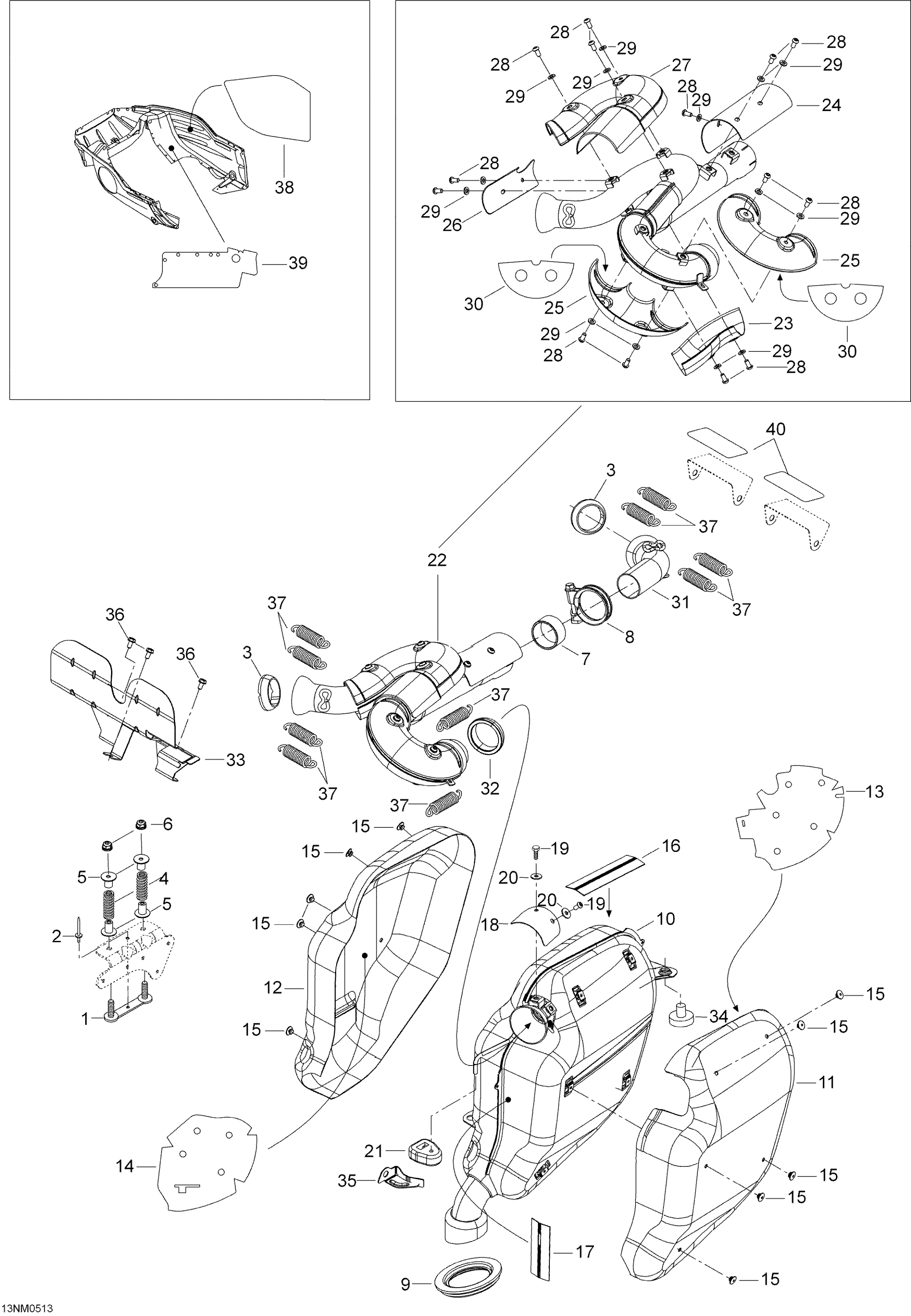 Схема узла: Exhaust System