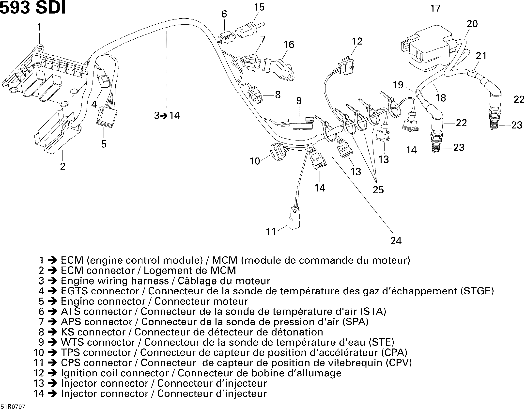 Engine Harness And Electronic Module