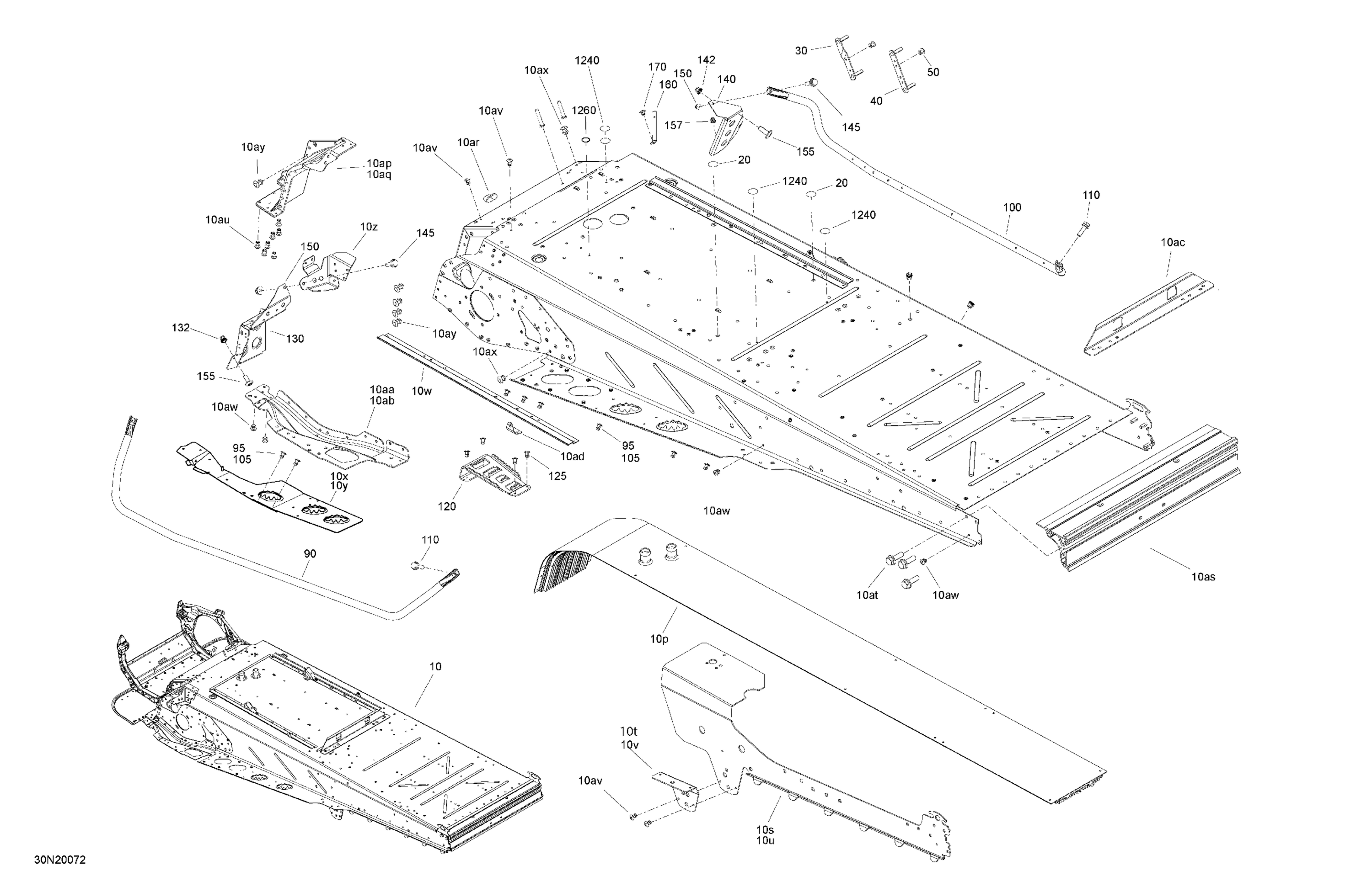 Схема узла: Frame - System - Rear Section