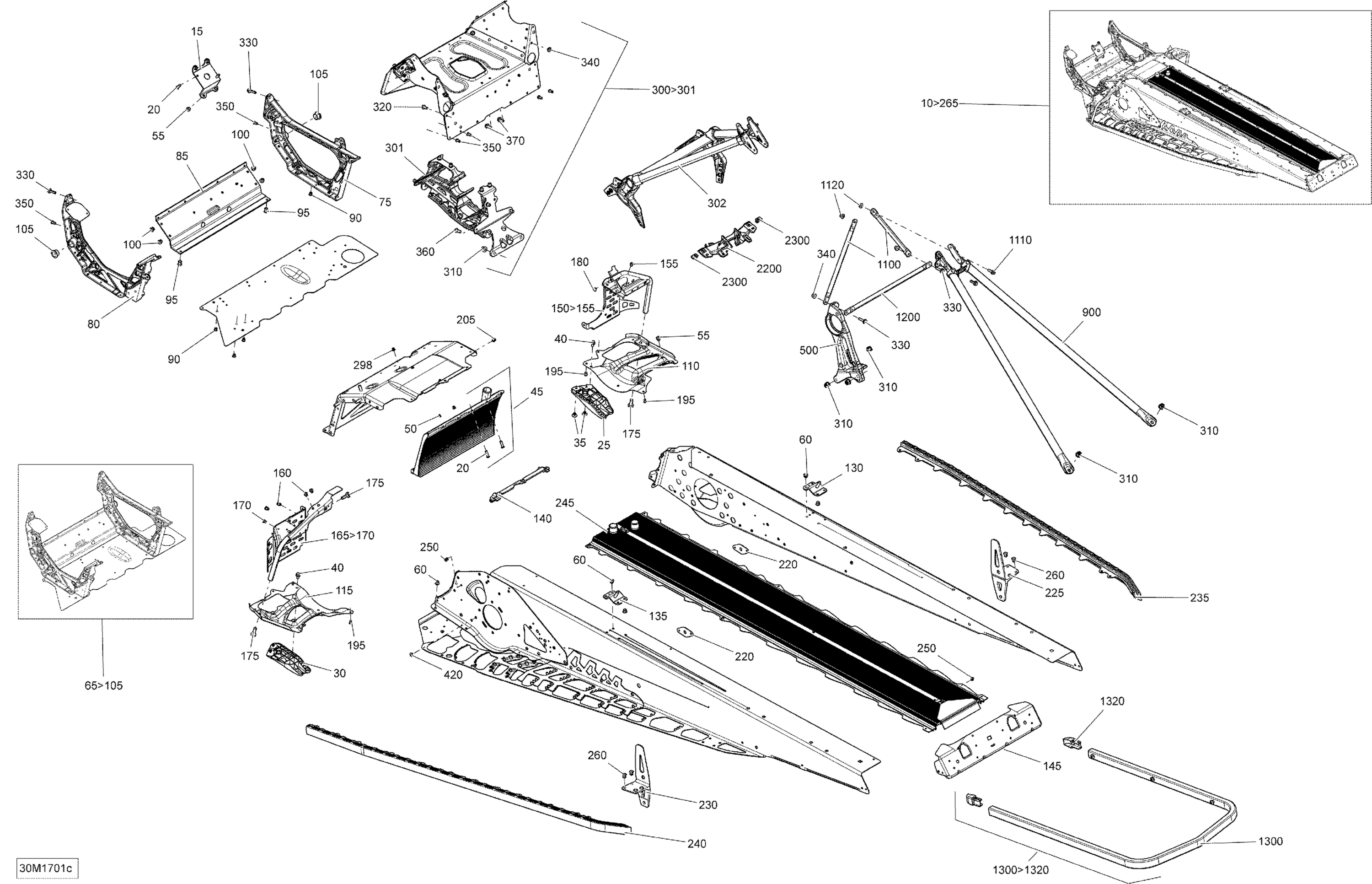 Схема узла: Frame - Model 146 and 154