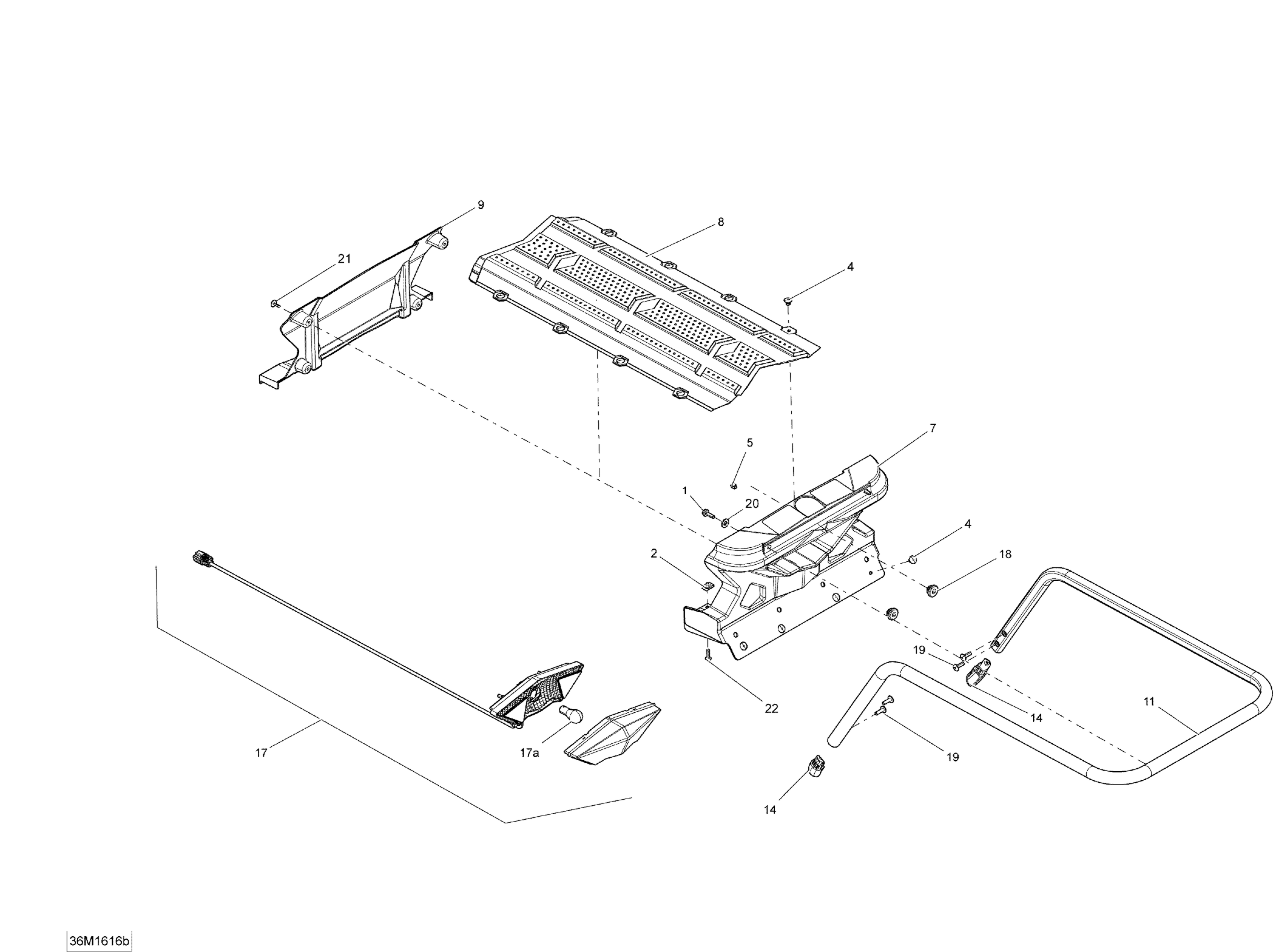Схема узла: Luggage Rack - Package LT