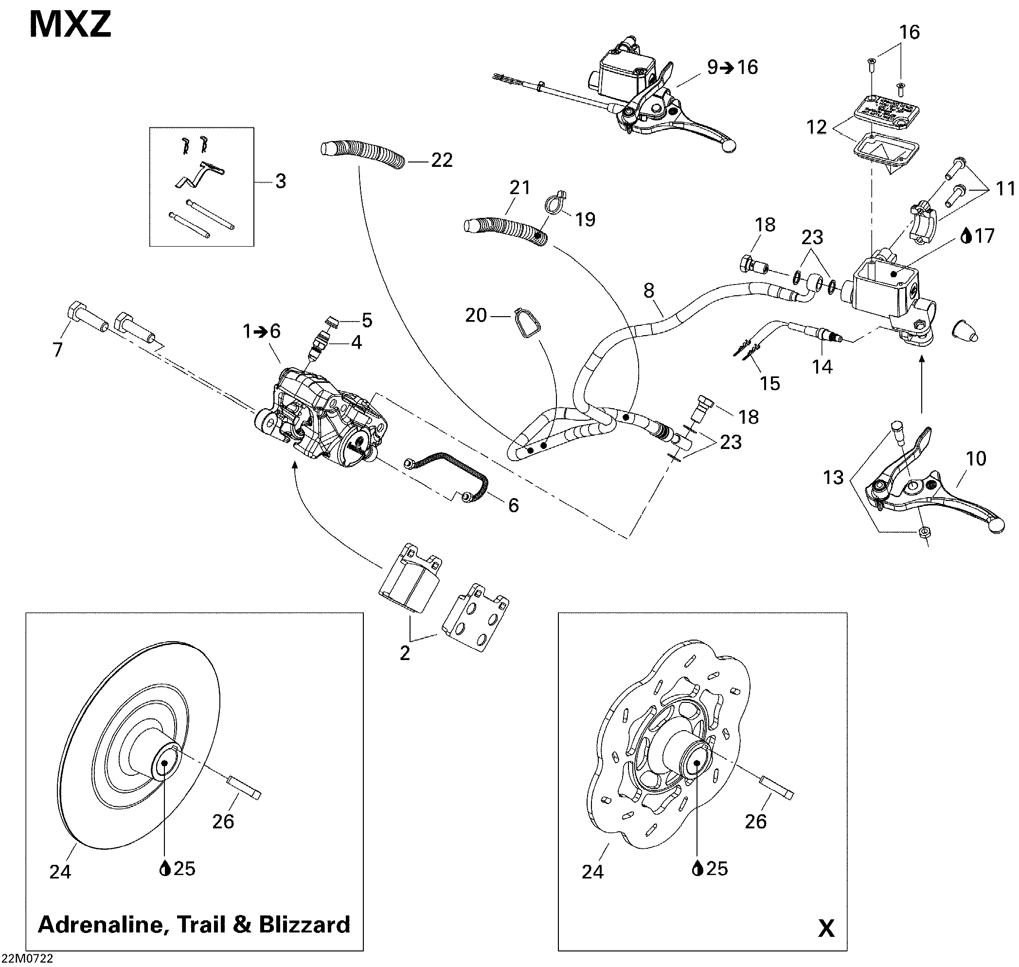 Hydraulic Brakes TRAIL
