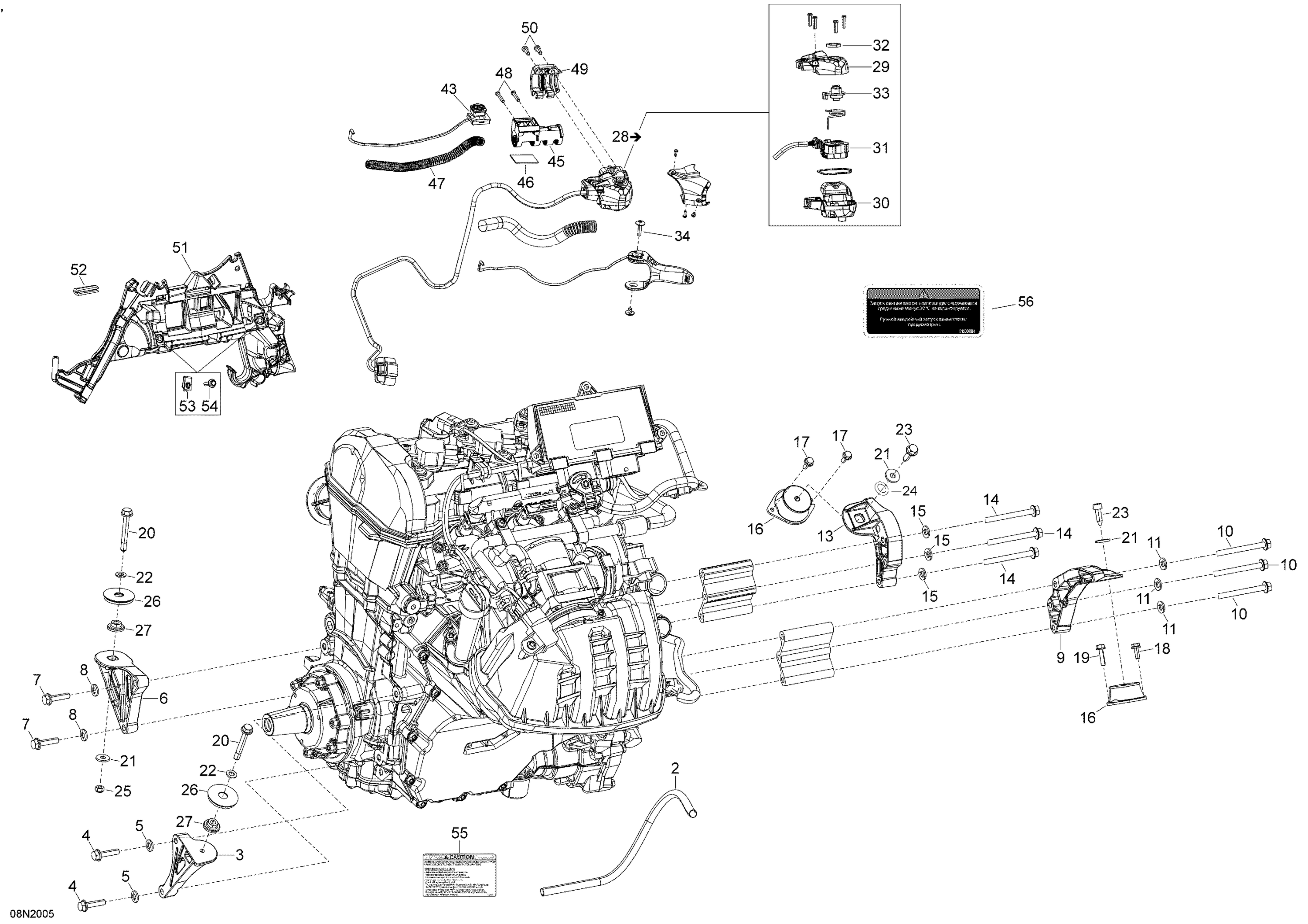 Схема узла: Engine - System
