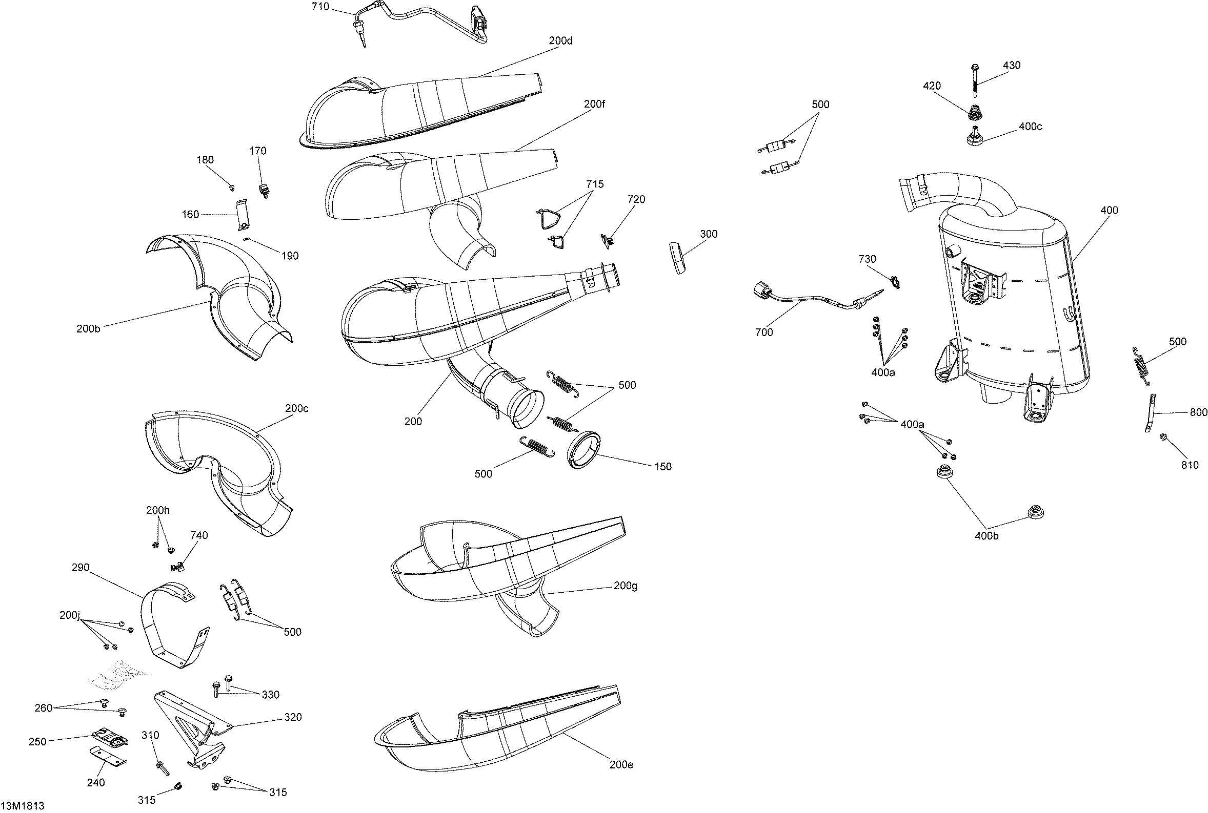 Схема узла: Exhaust MXZ RS