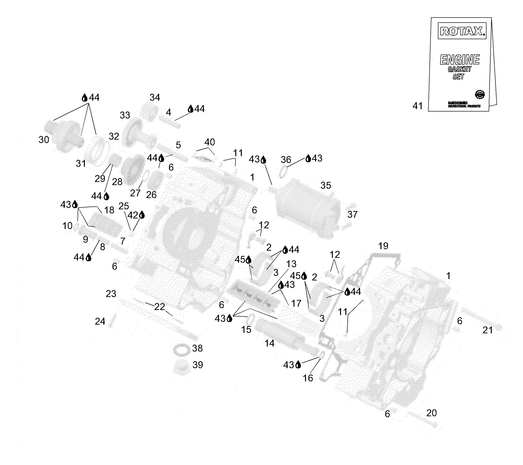 Схема узла: Crankcase