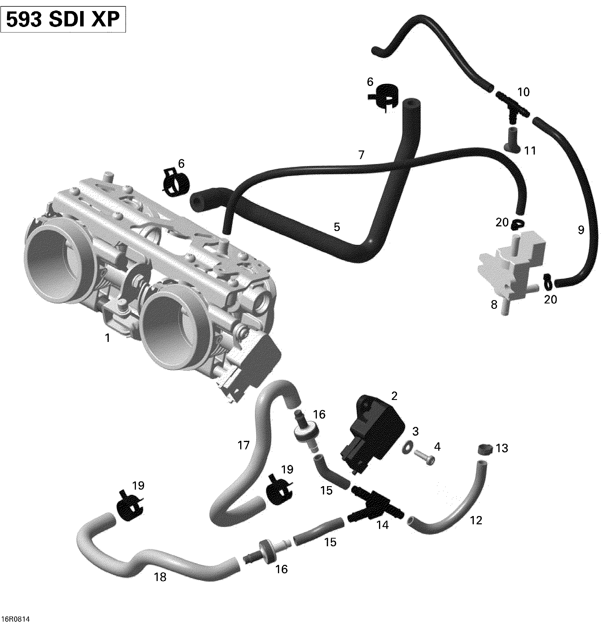 Схема узла: Throttle Body