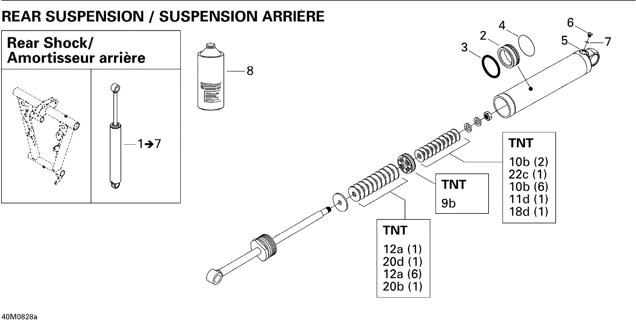 Take Apart Shock, Rear 1