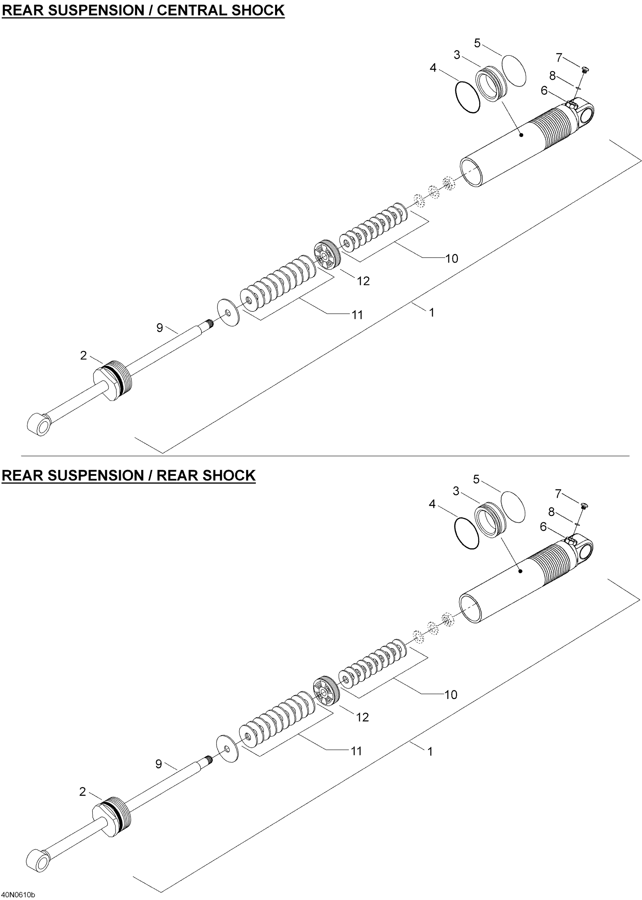 Take Apart Shock, Rear