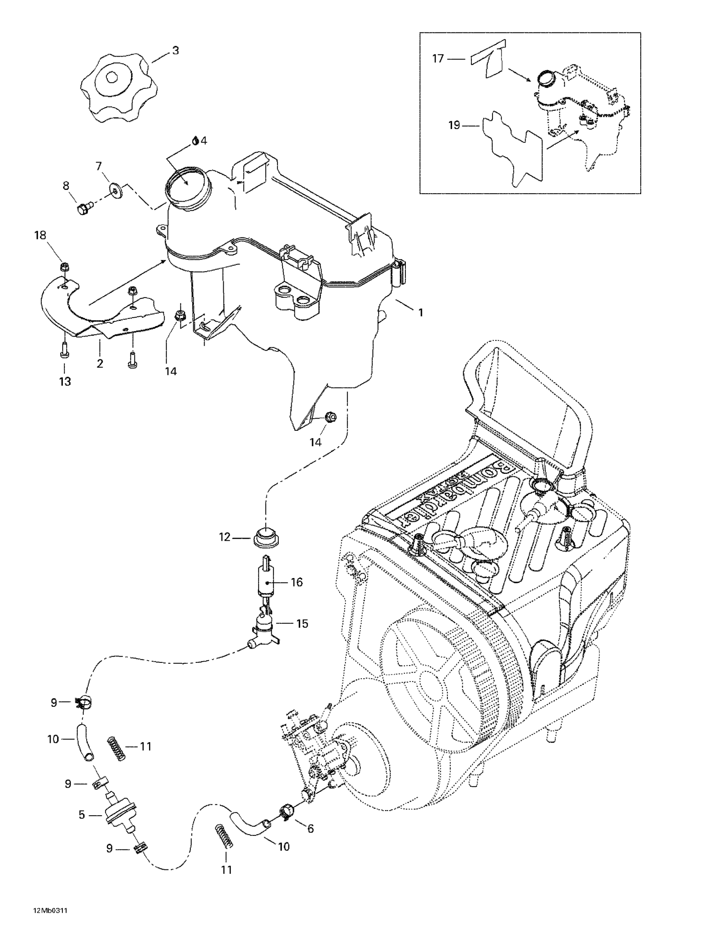 Oil Tank And Support