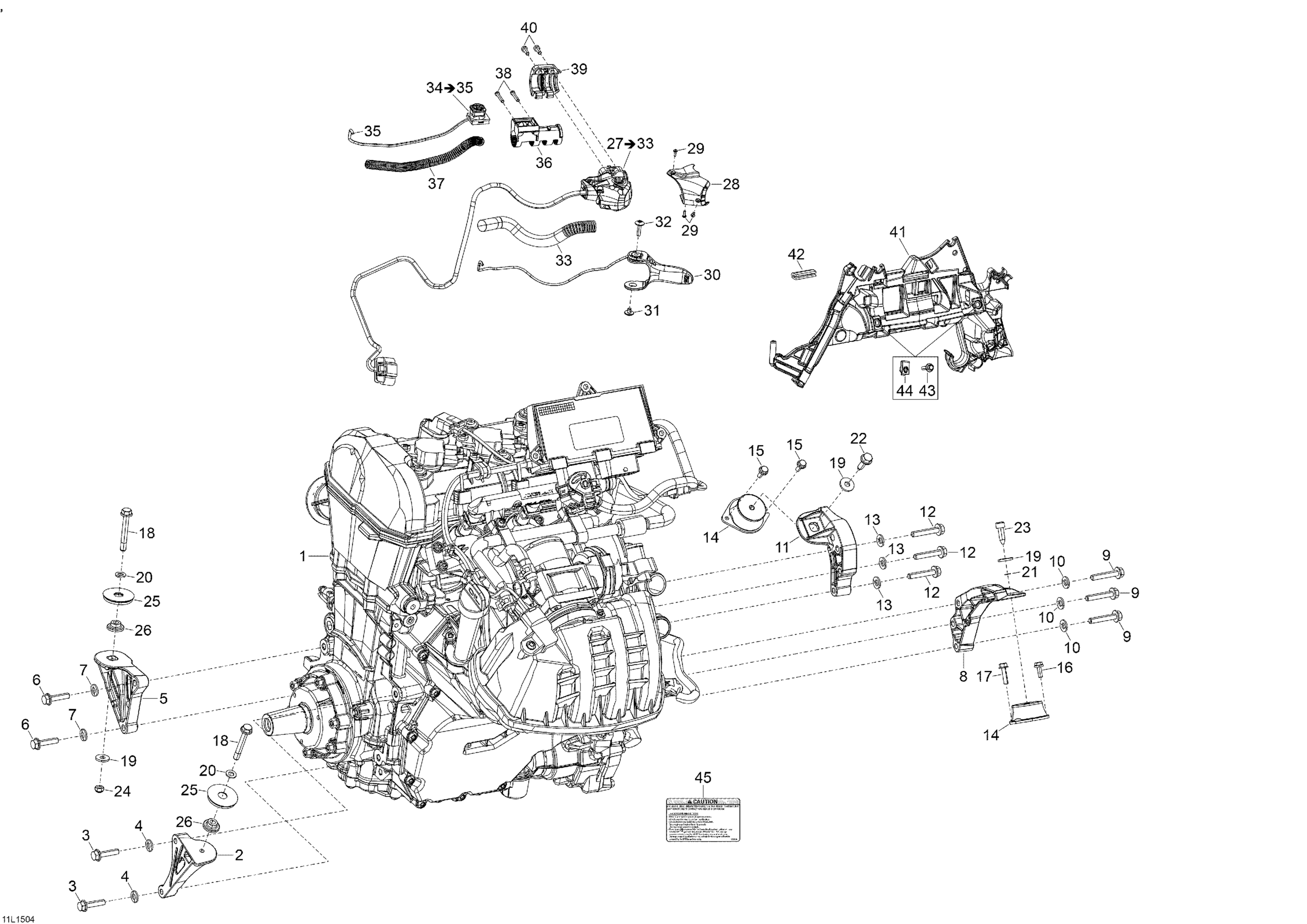 Схема узла: Engine _11M1551