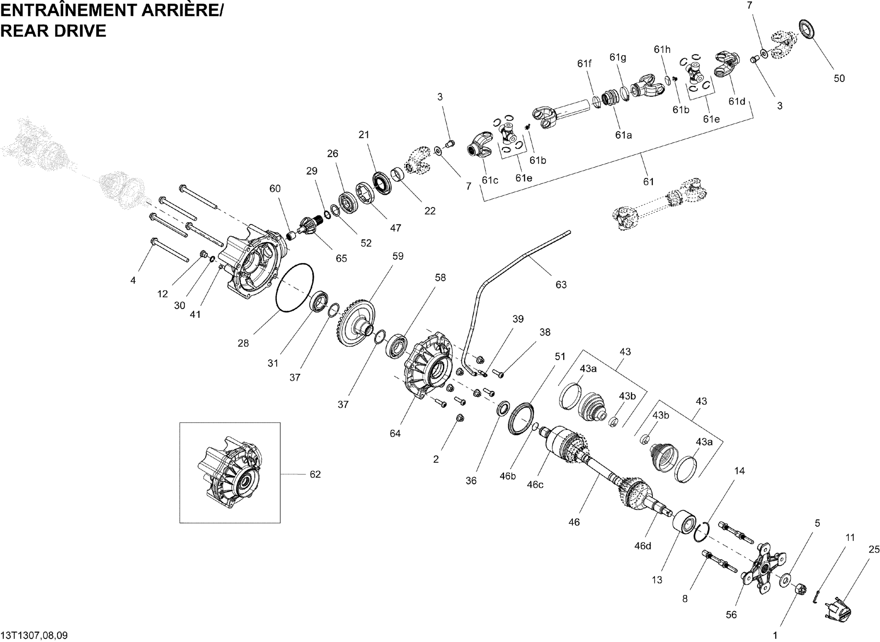 Drive System, Rear