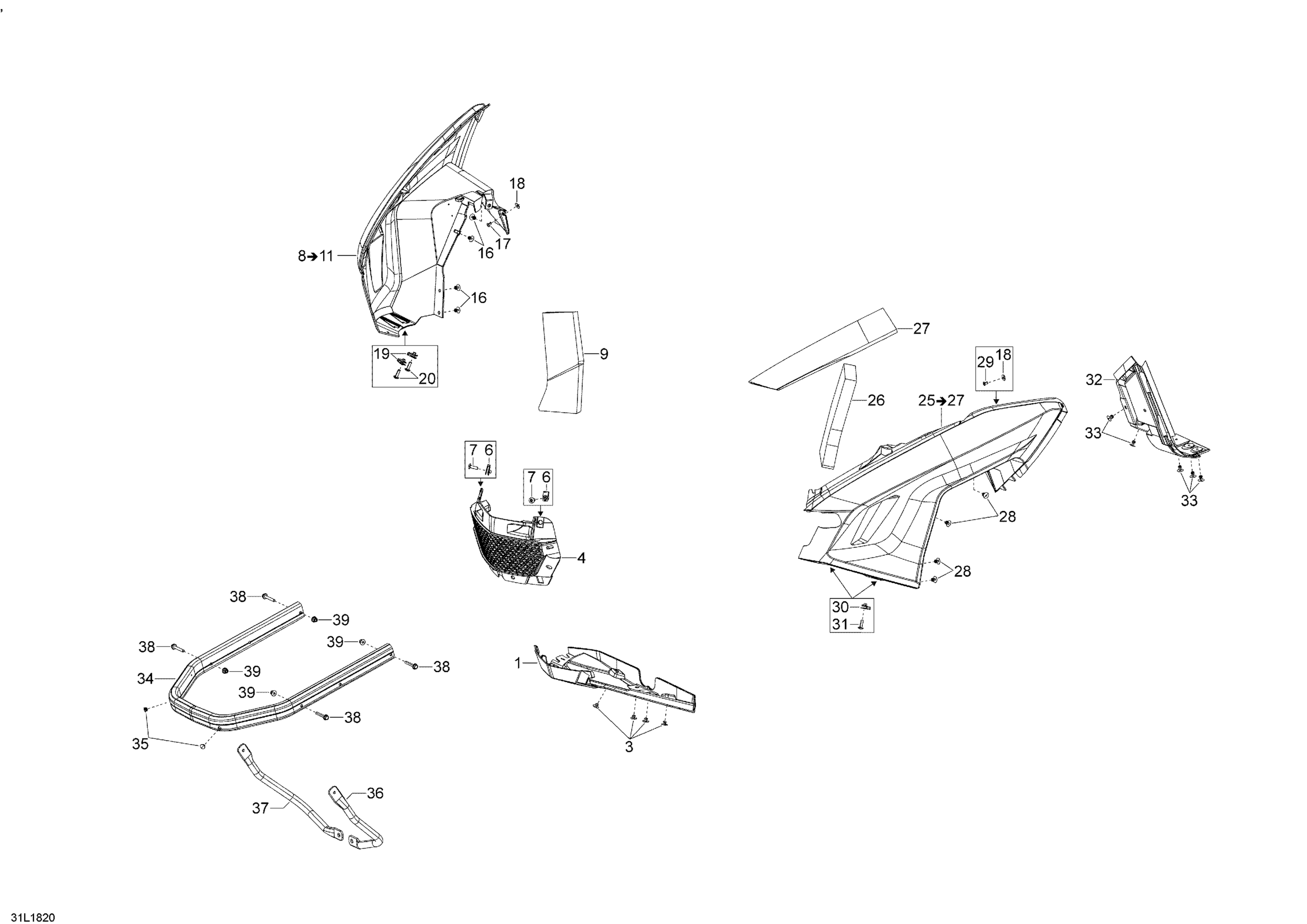 Bottom Pan 69Ranger - STD