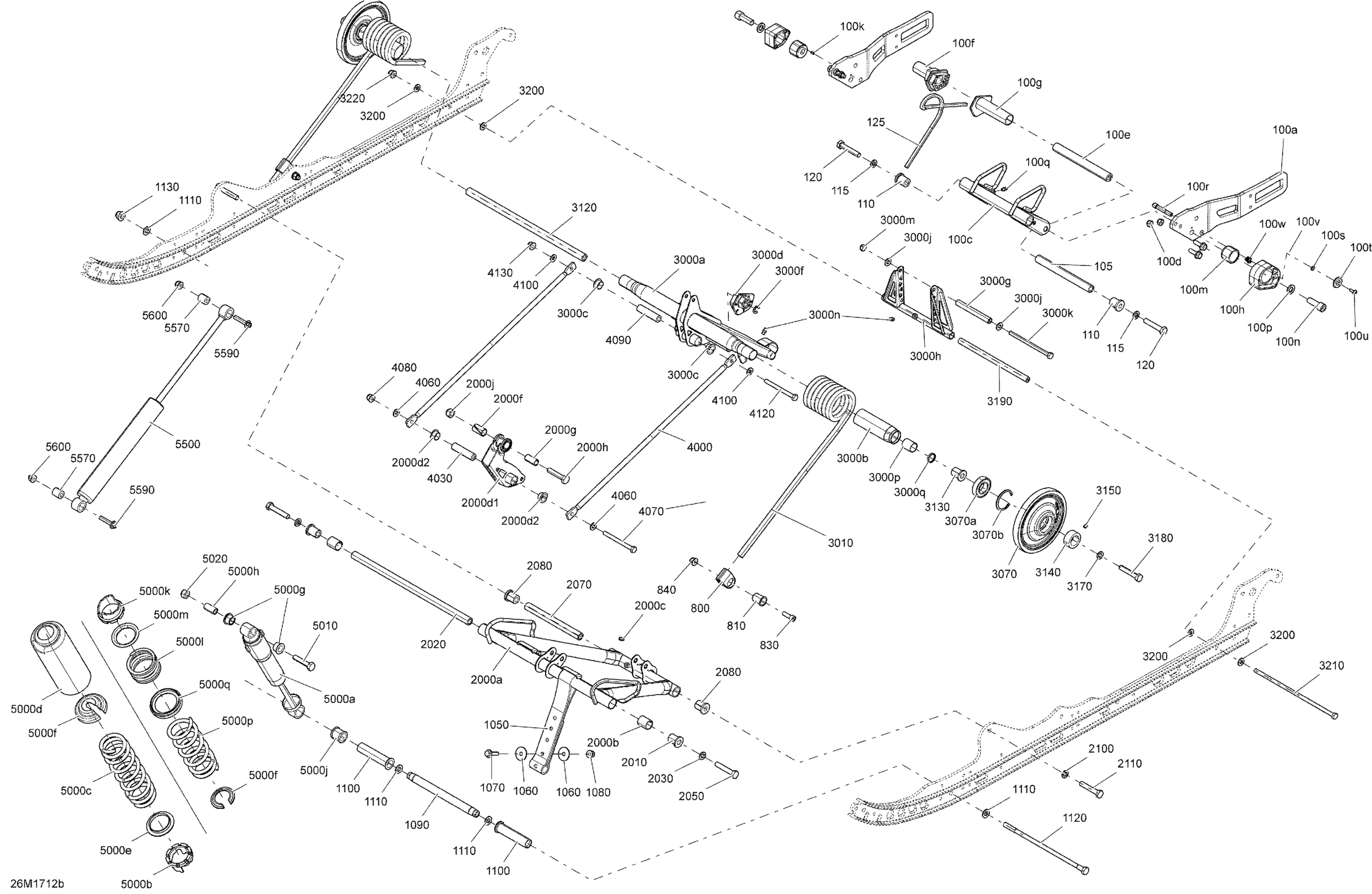 Схема узла: Rear Suspension - Superior - All Models