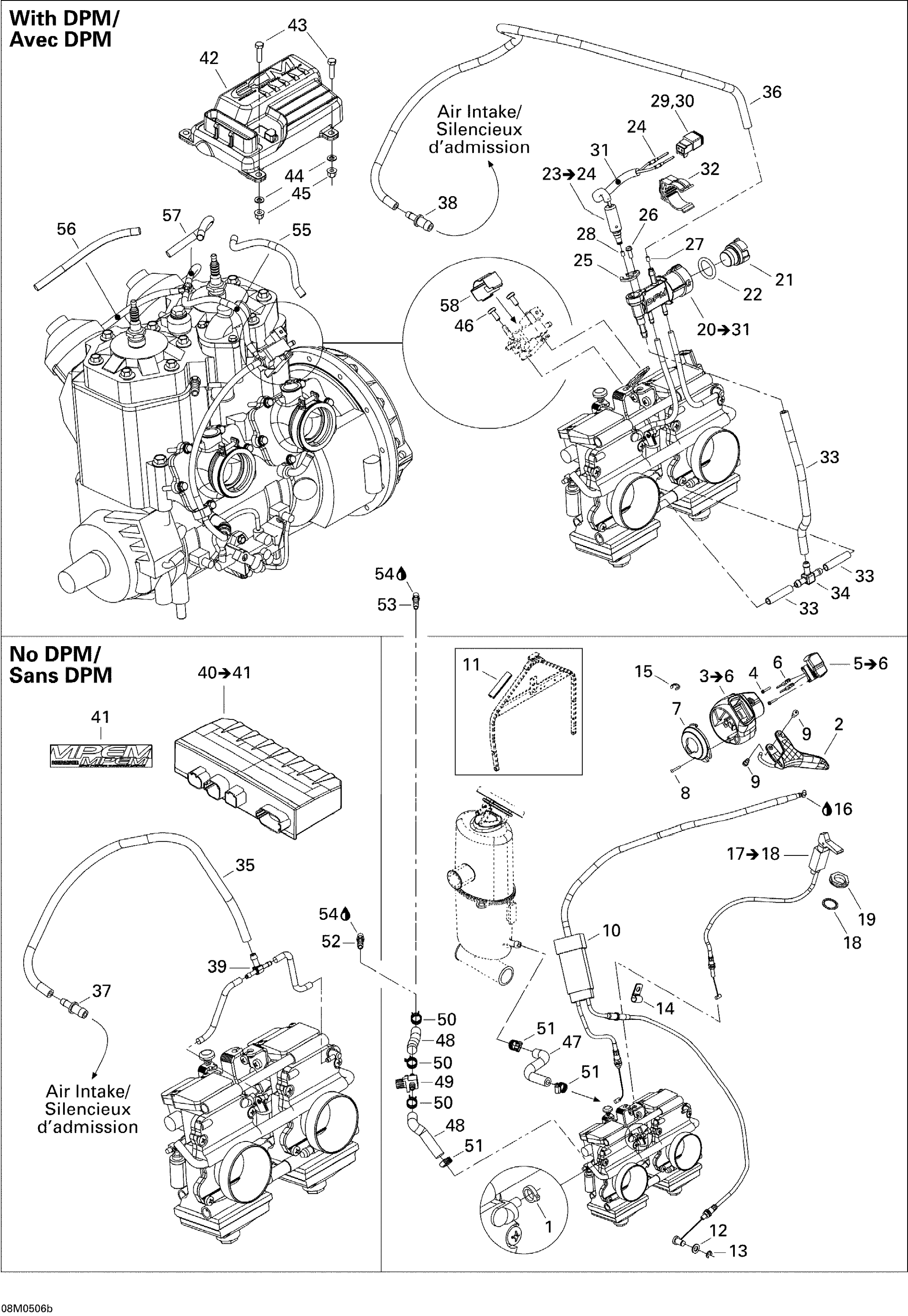 Схема узла: Engine, GSX 500SS