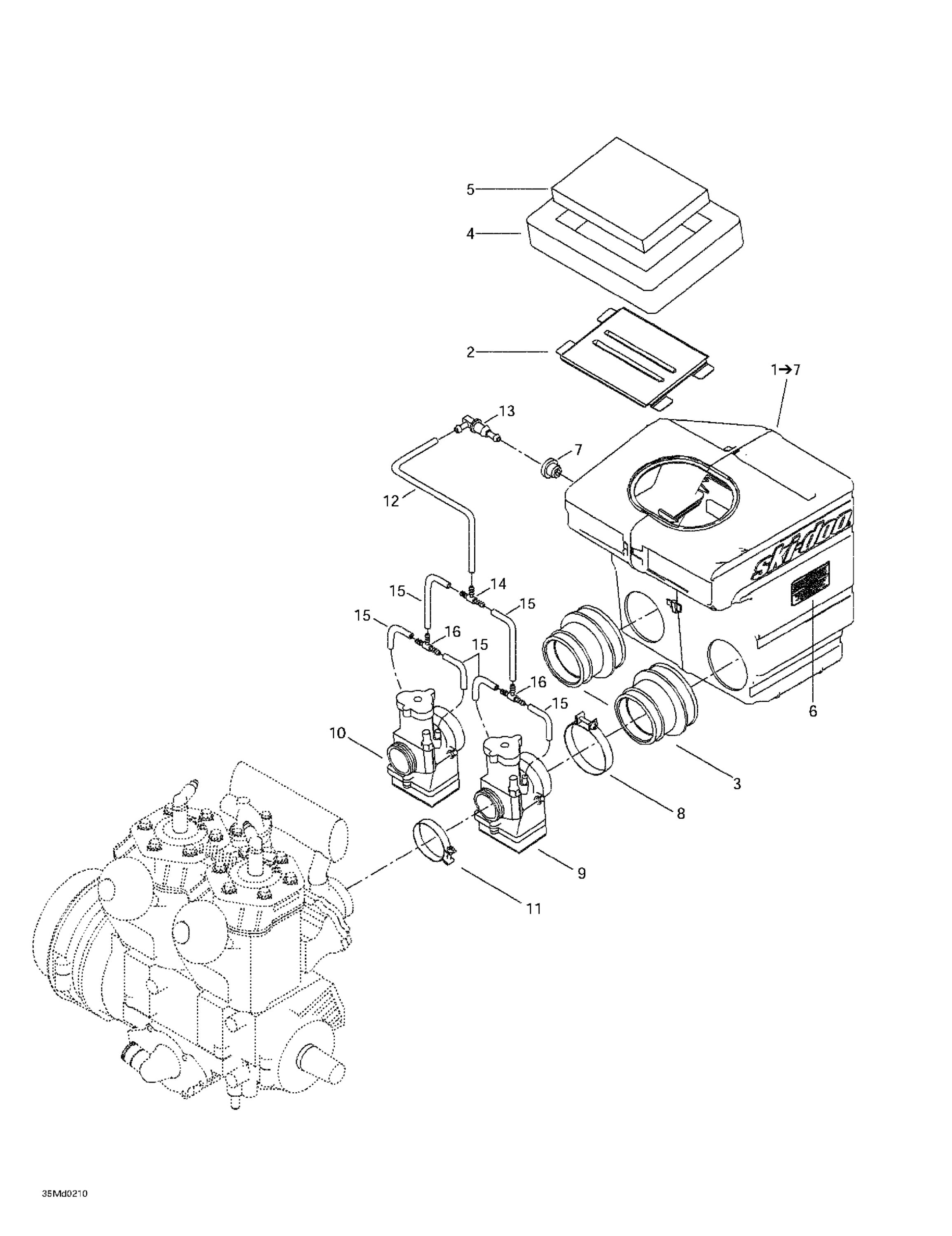 Схема узла: Air Intake System