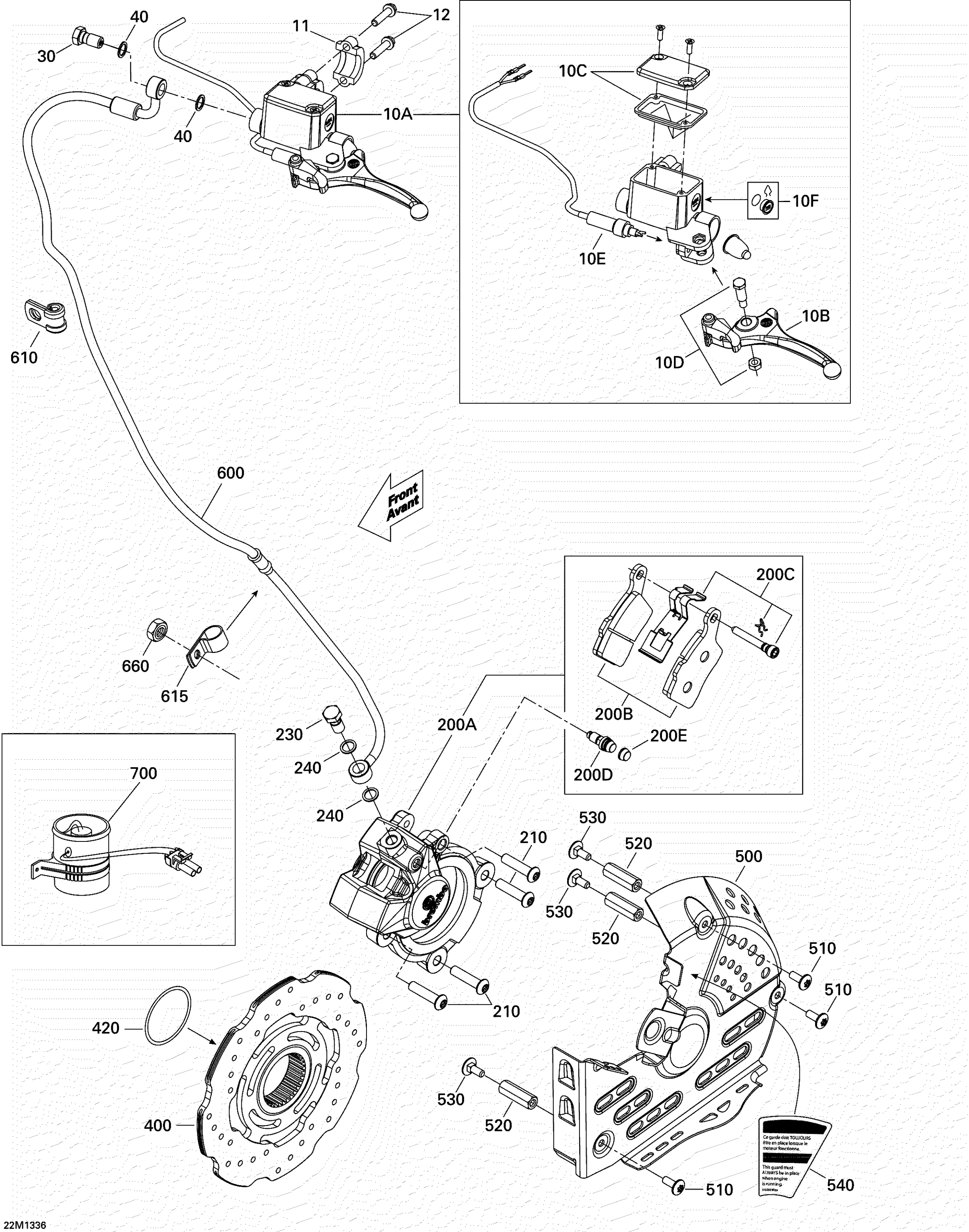 Схема узла: Hydraulic Brakes