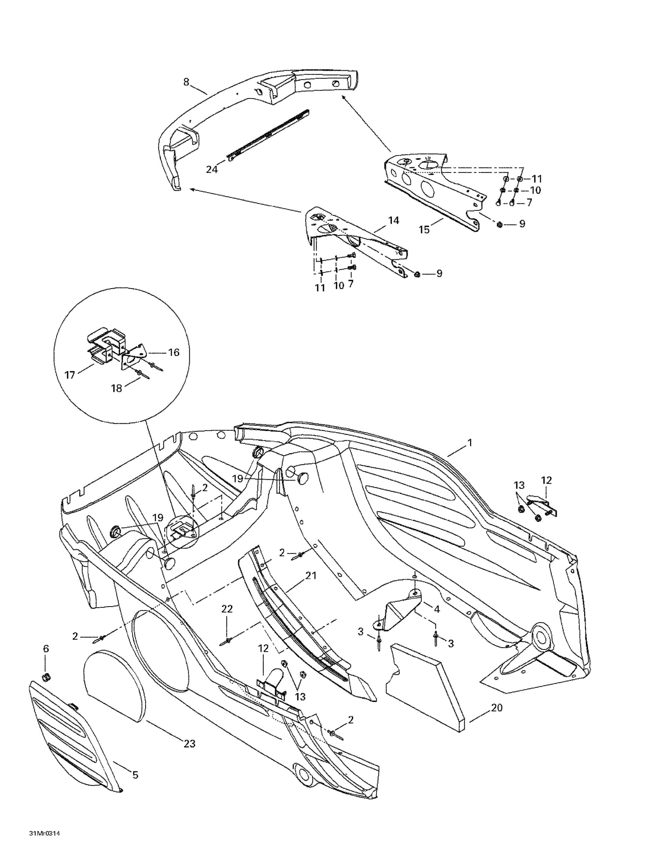Схема узла: Bottom Pan
