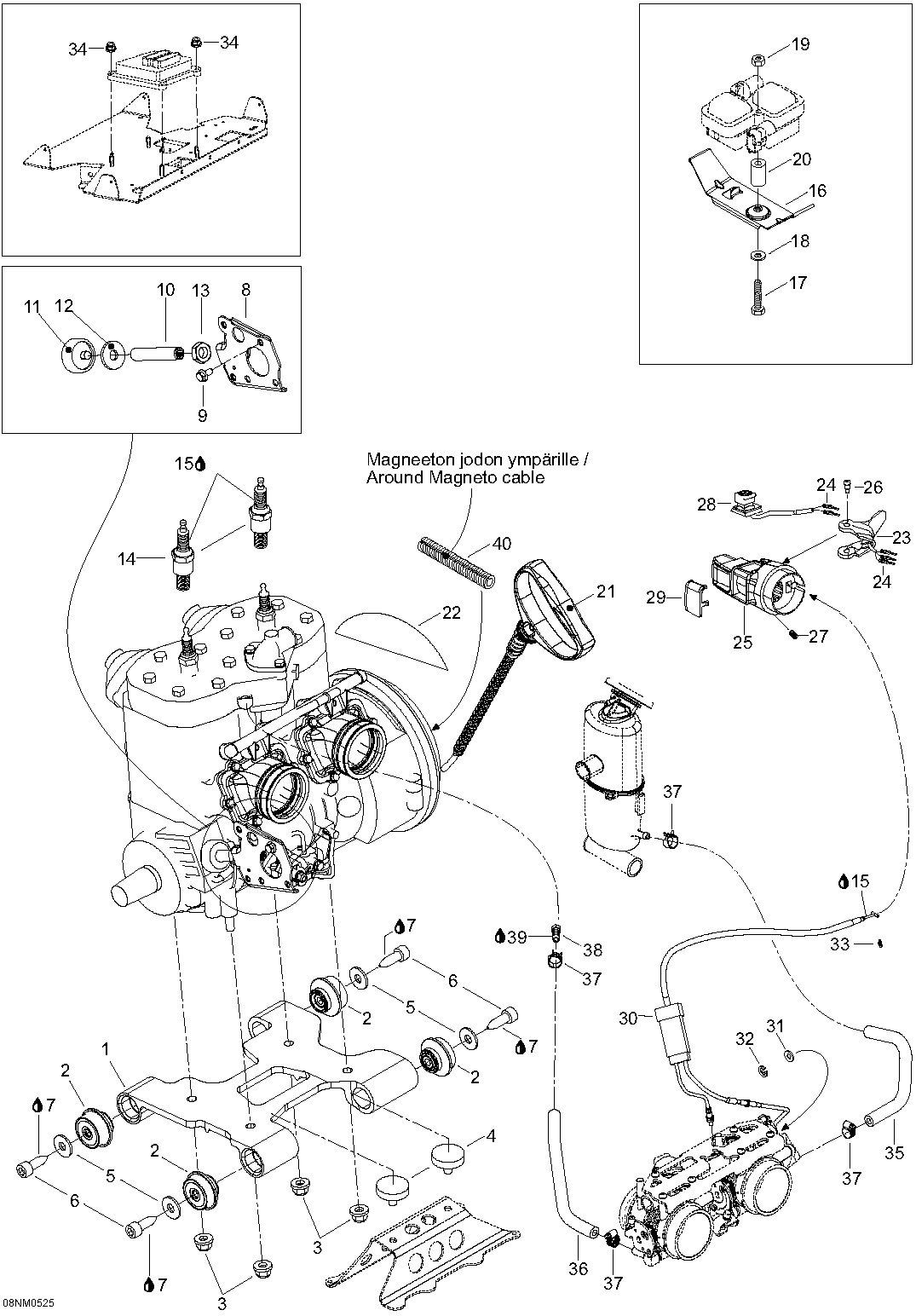 Схема узла: Engine And Engine Support