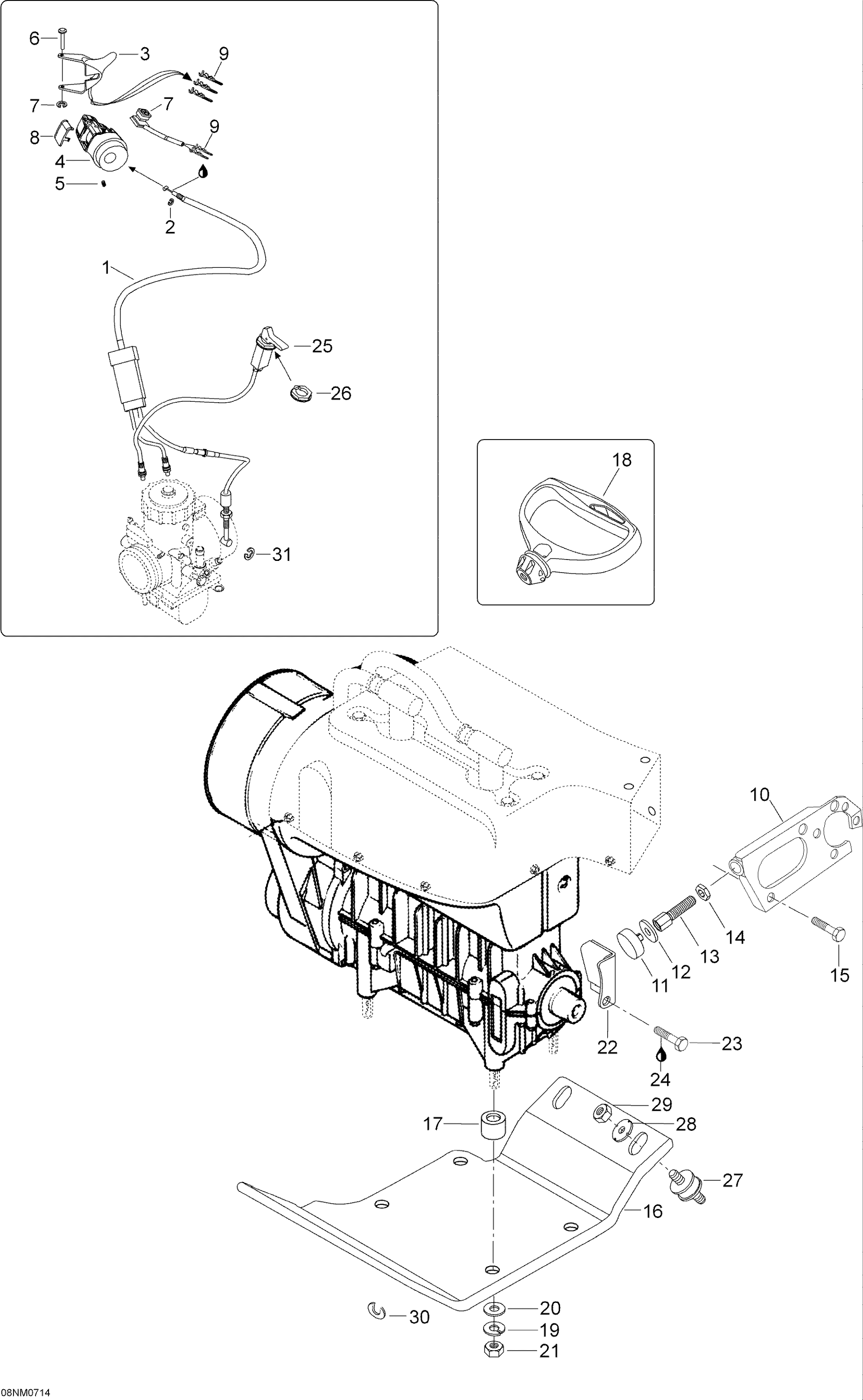 Engine And Engine Support