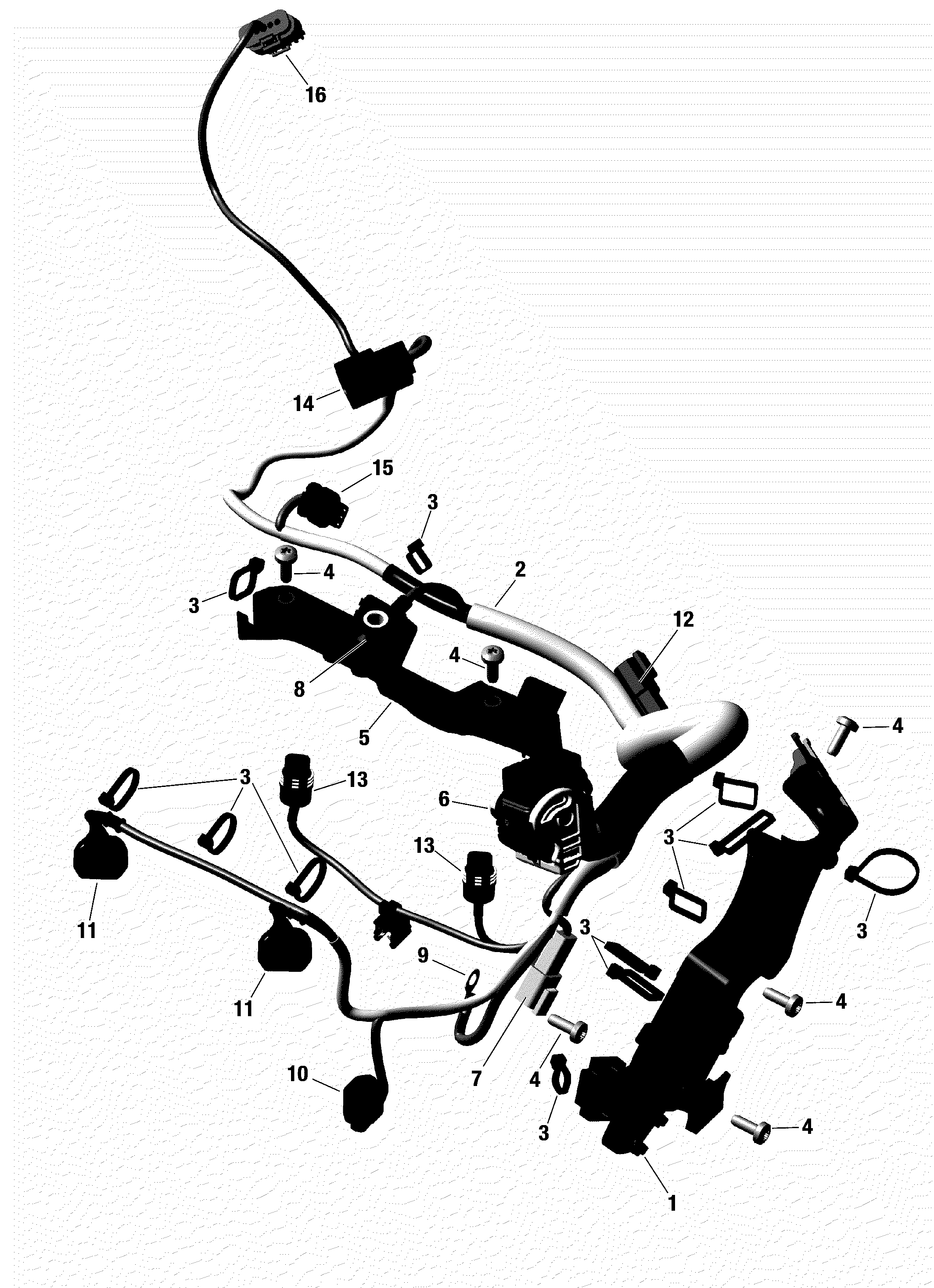 Engine Harness  - 598 RS