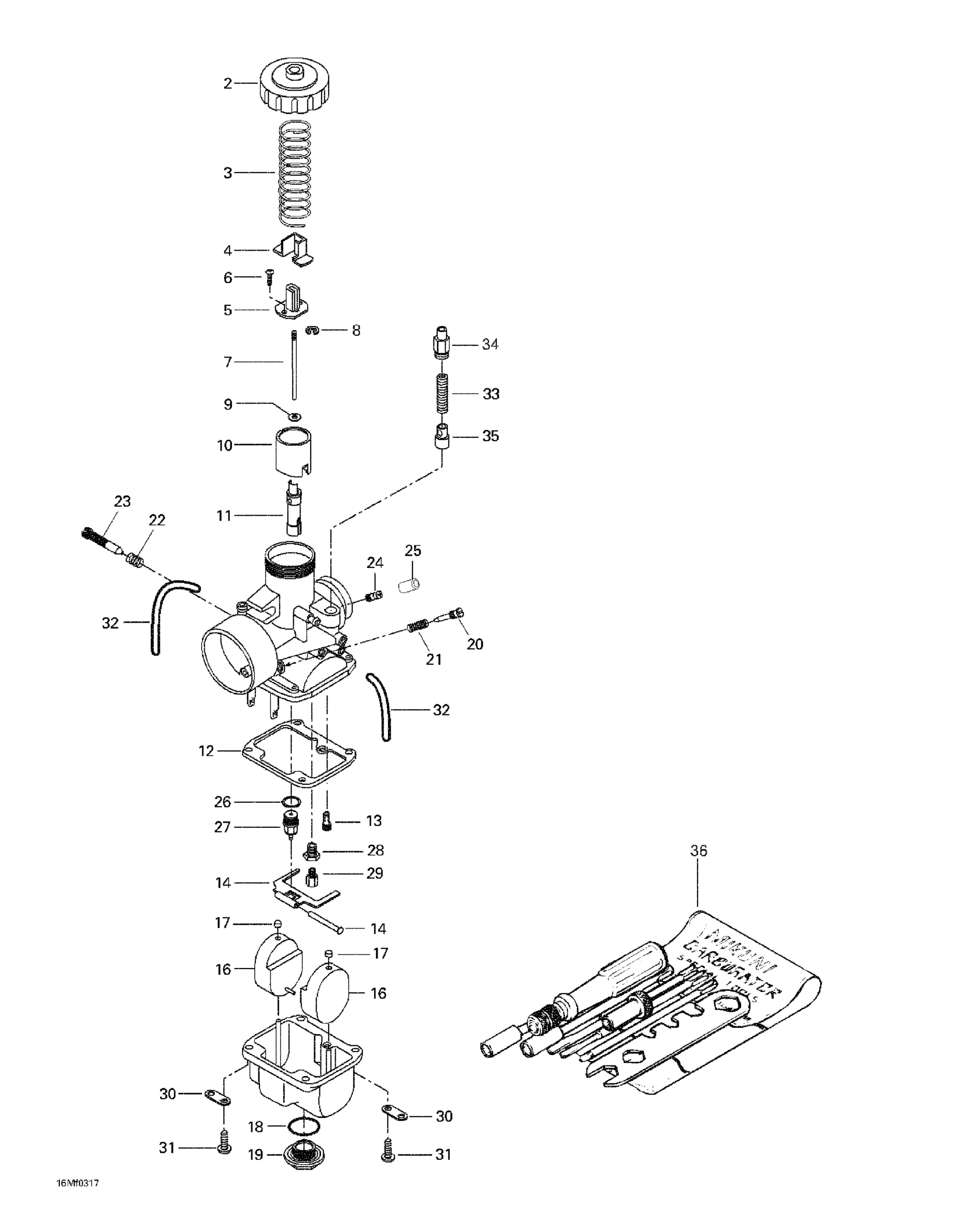 Схема узла: Carburetors