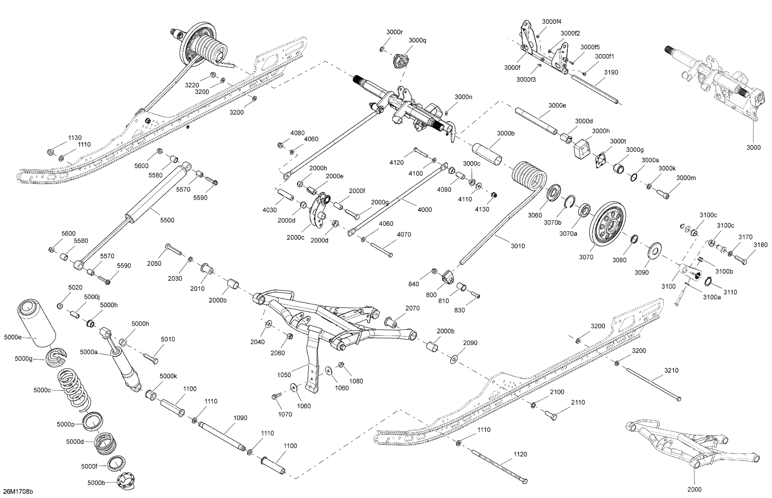 Схема узла: Rear Suspension - rMotion - Package LE - Superior