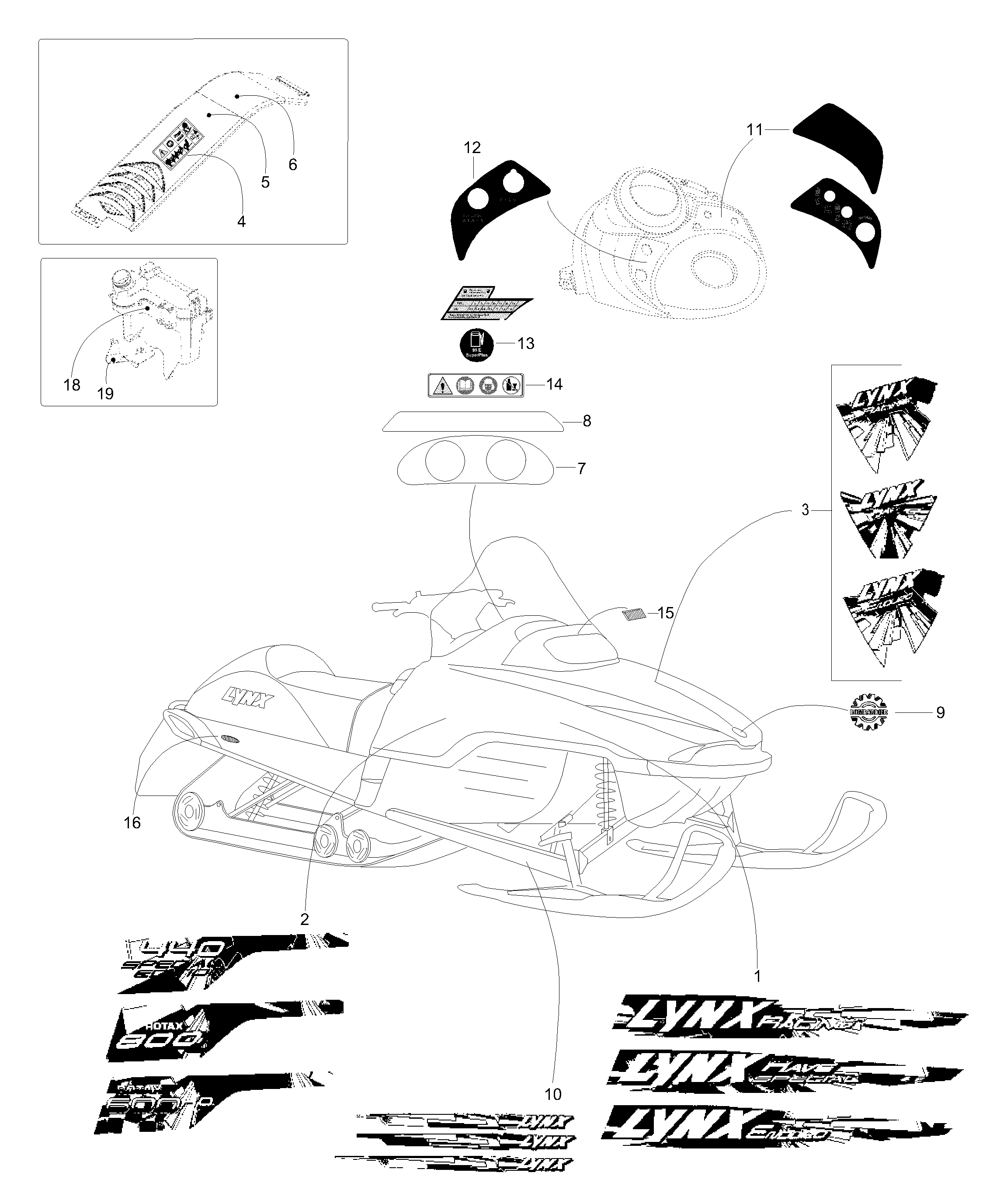 Схема узла: Decals