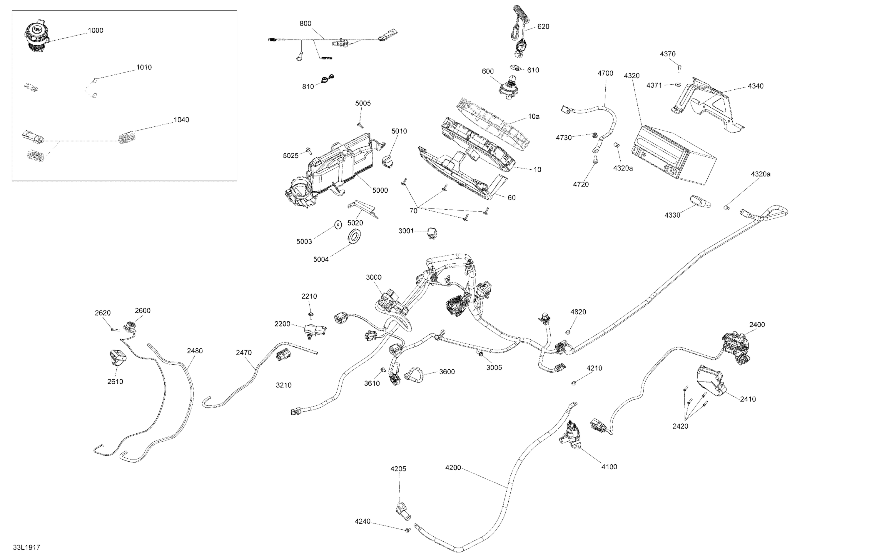 Схема узла: Electrical 49Ranger - 600R E-TEC