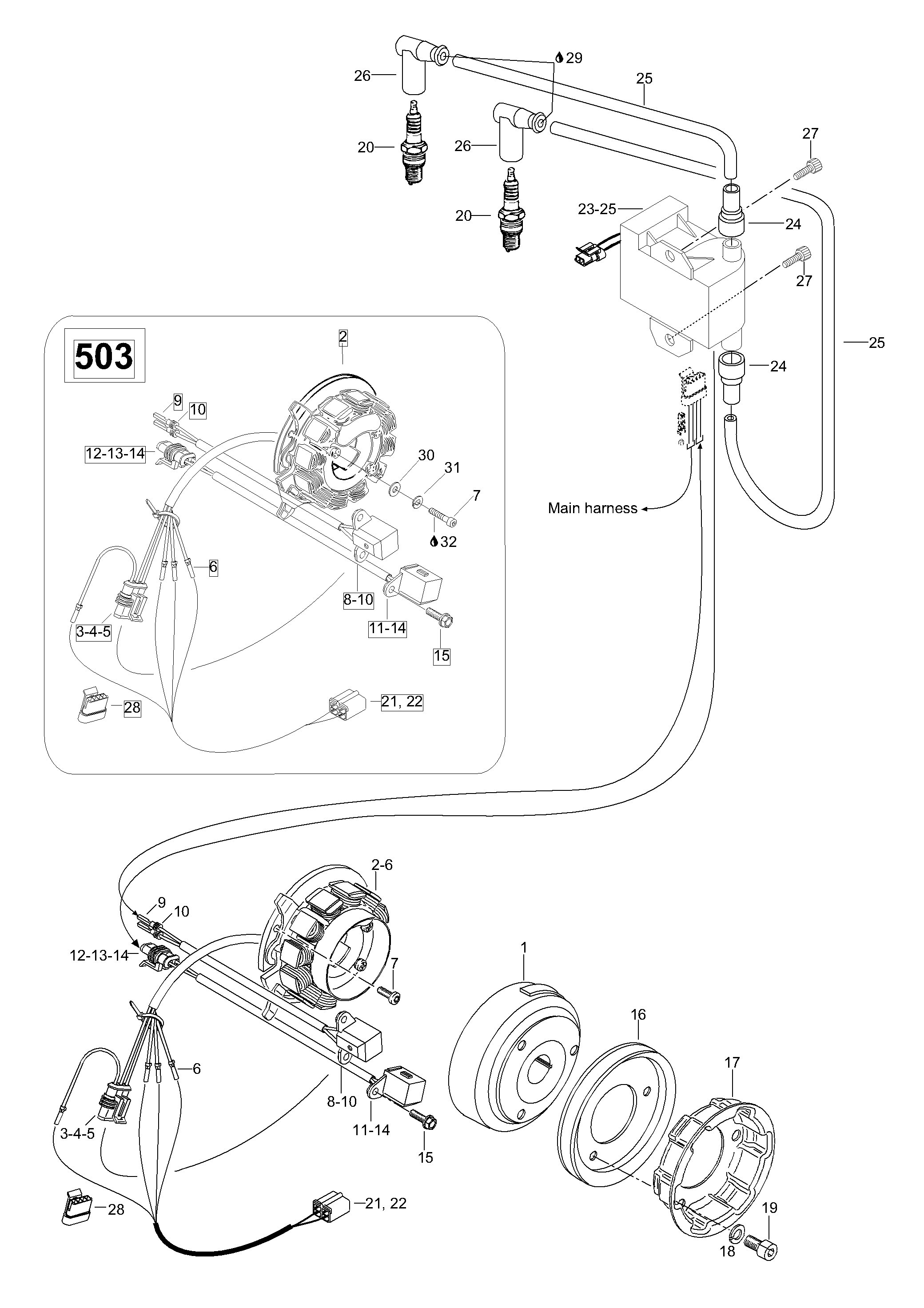 Схема узла: Fly Wheel