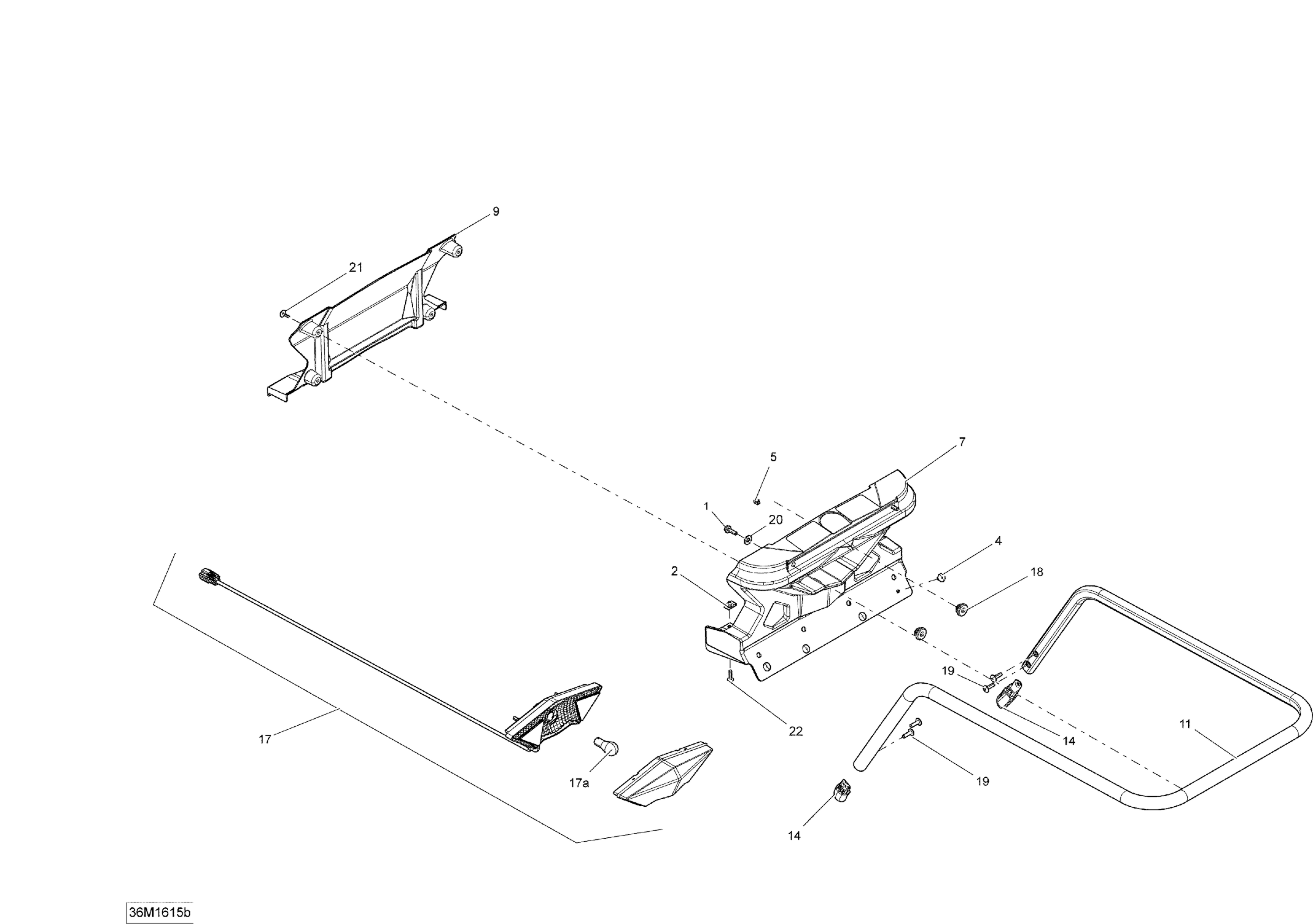 Схема узла: Luggage Rack - Package LT