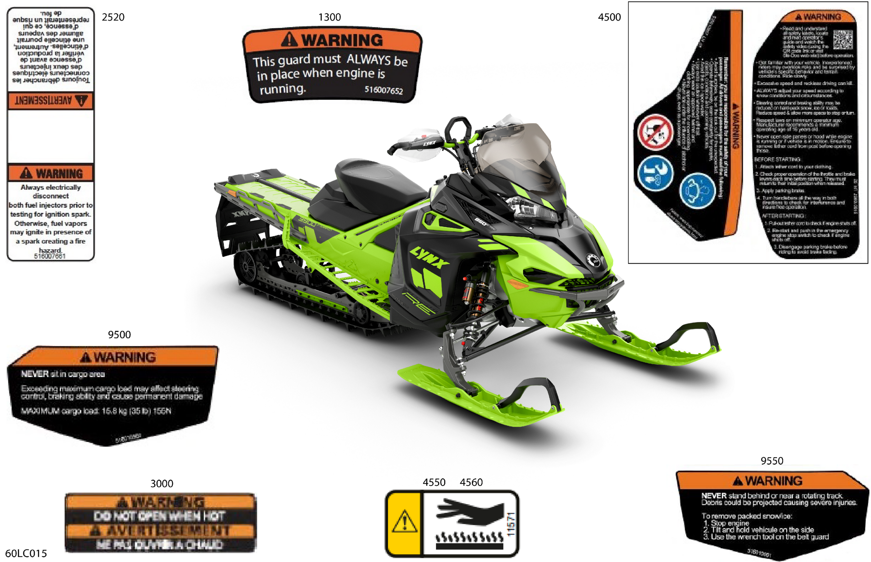 Body - Warning Decals