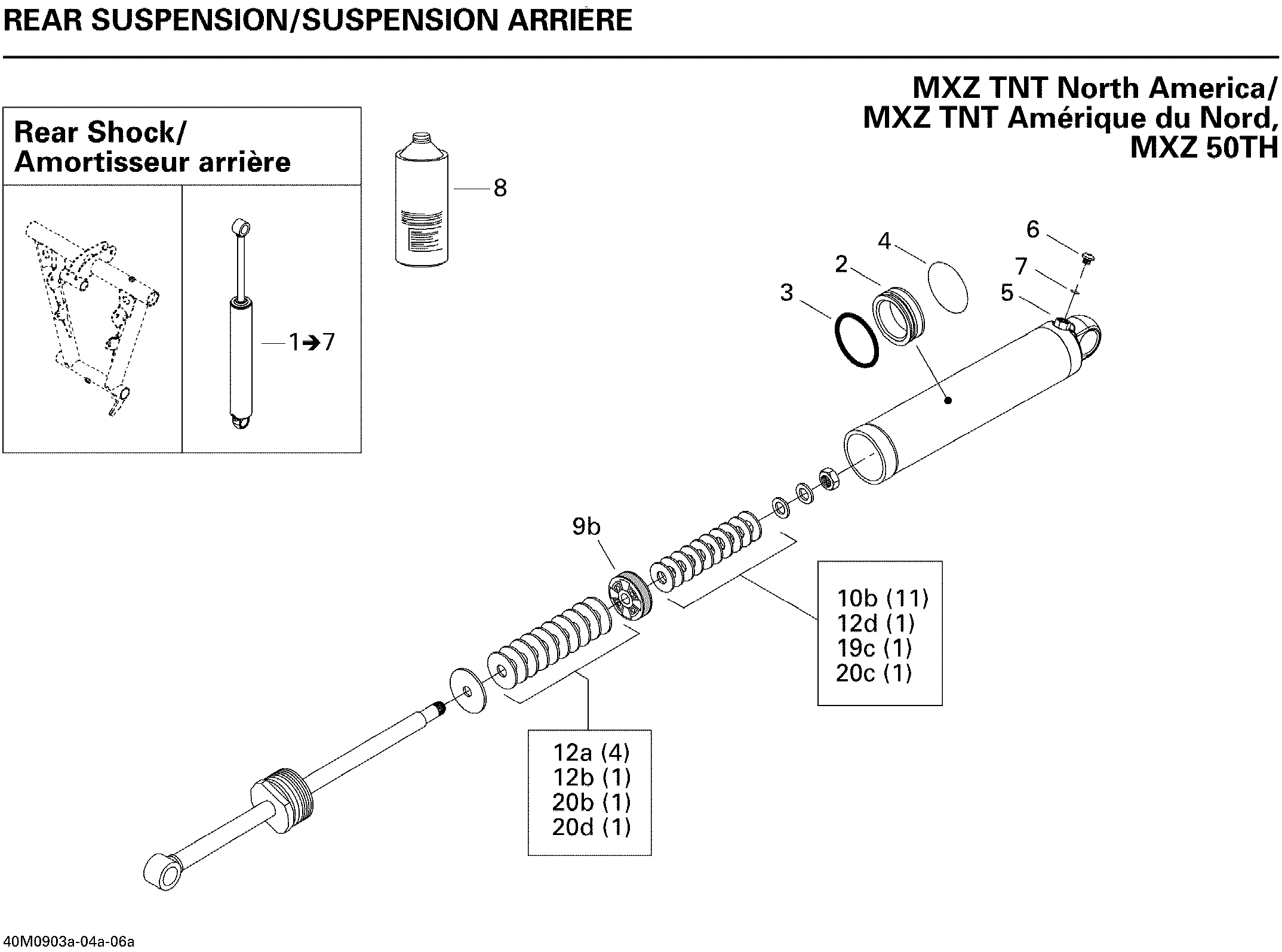 Take Apart Shock, Rear 1