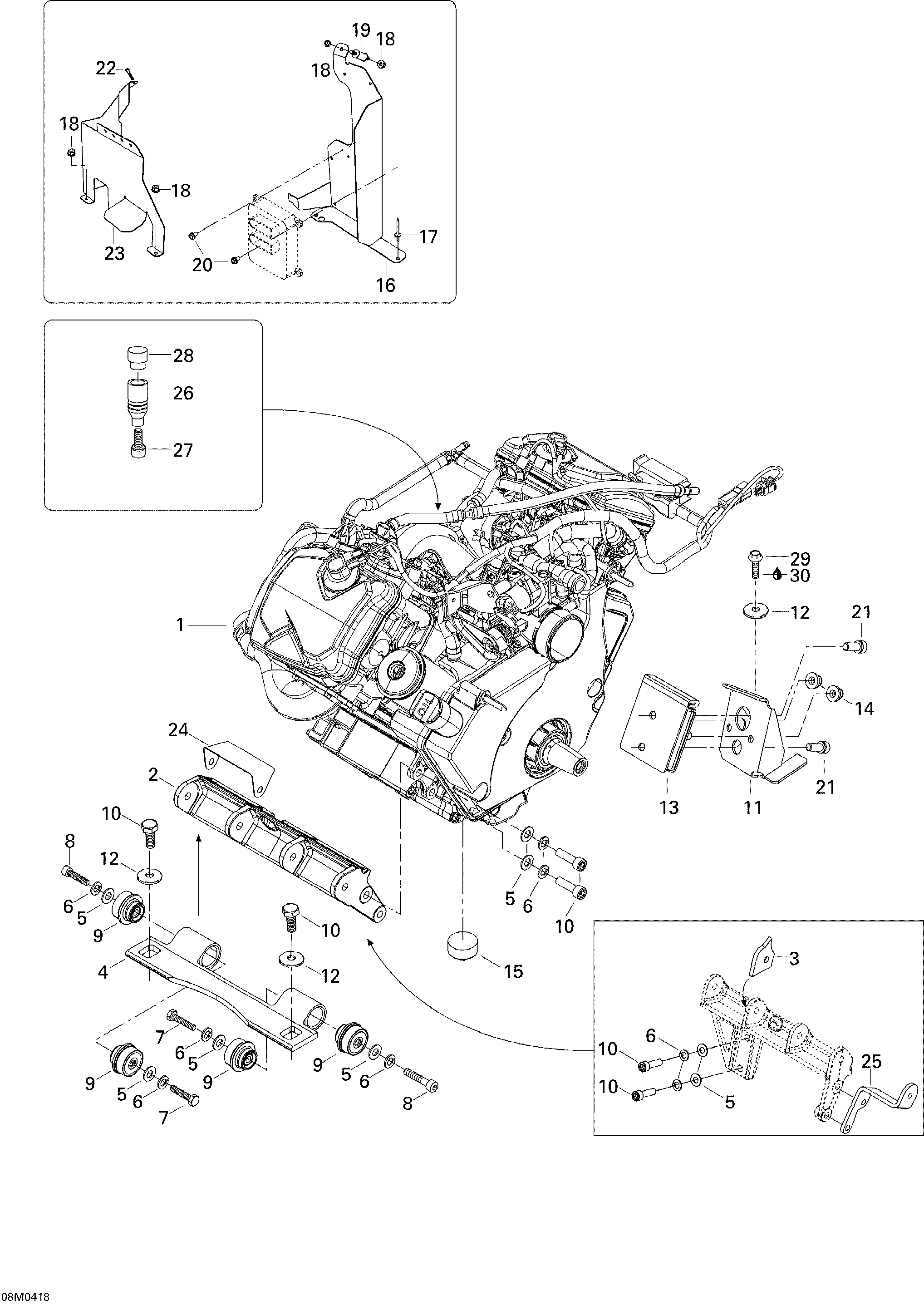 Схема узла: Engine Support
