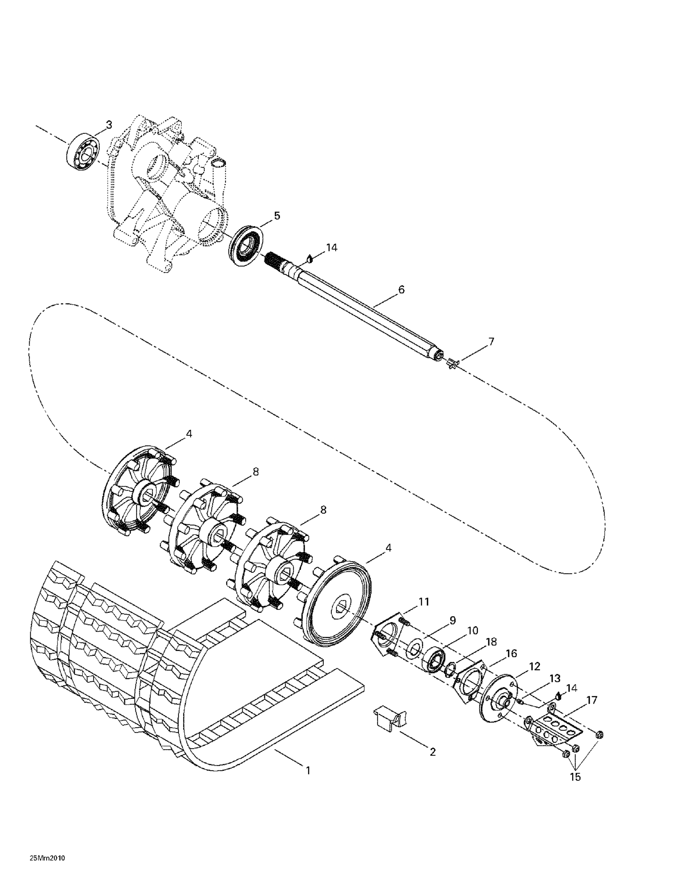 Drive Axle And Track