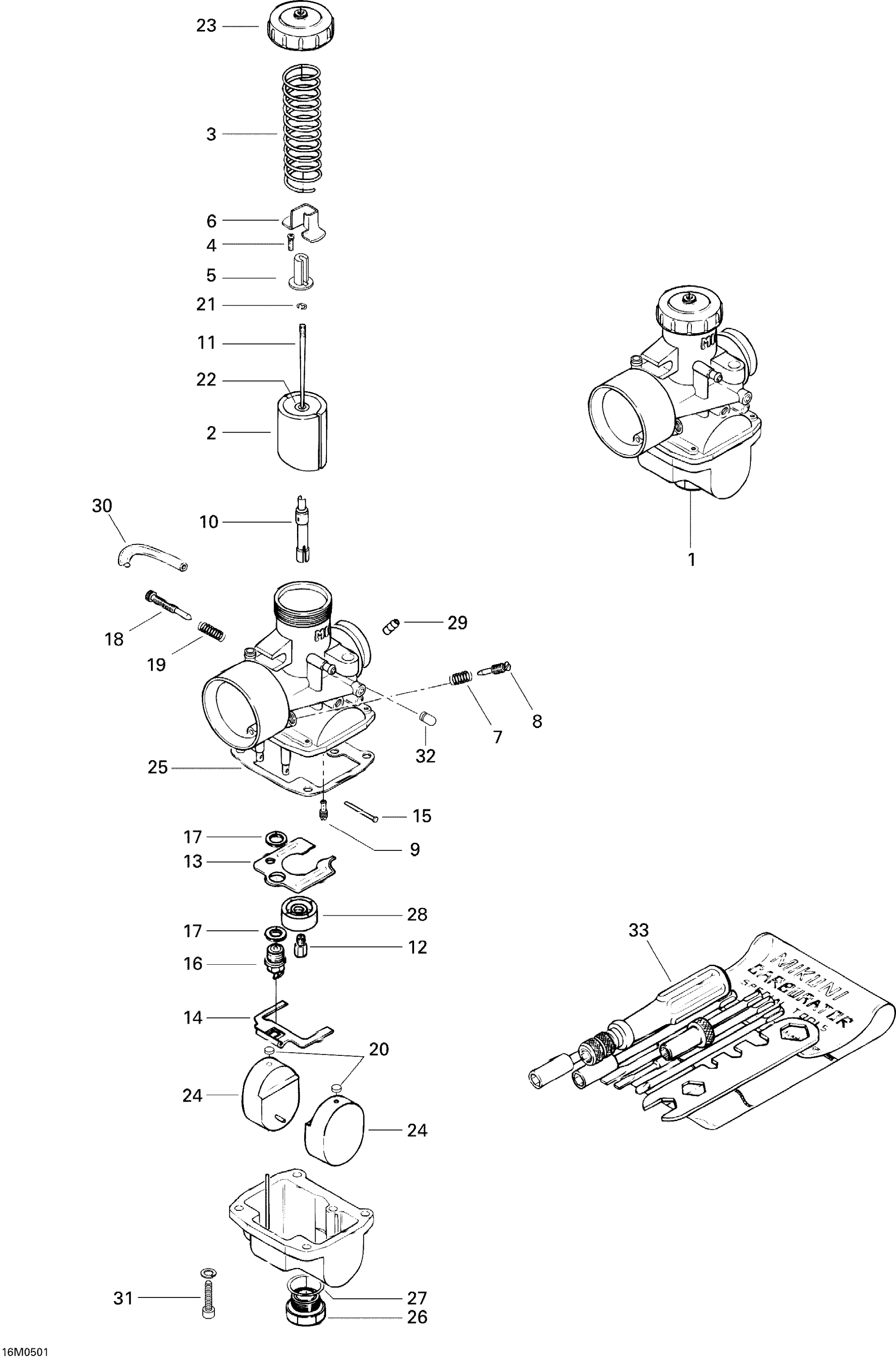 Схема узла: Carburetor