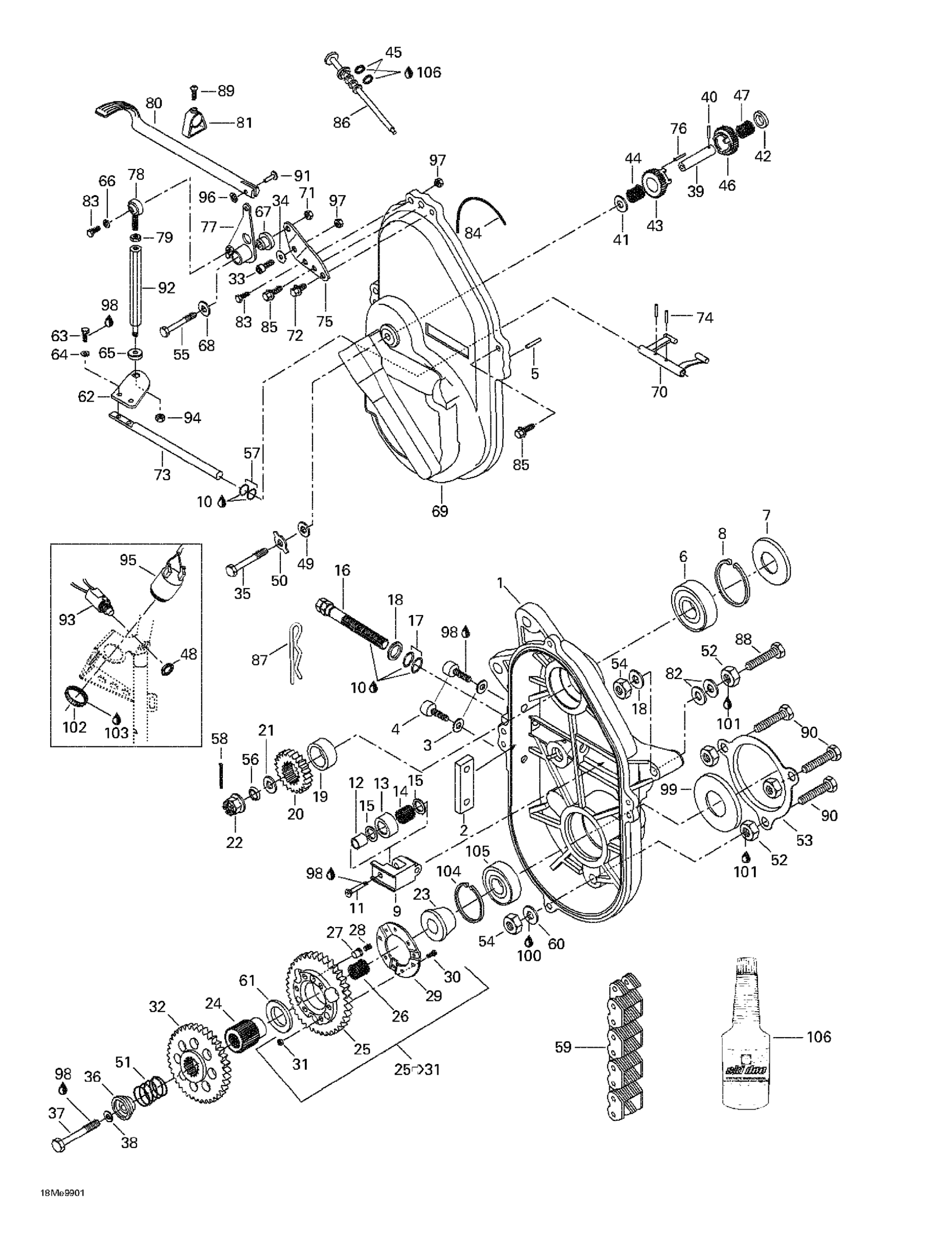 Схема узла: Transmission