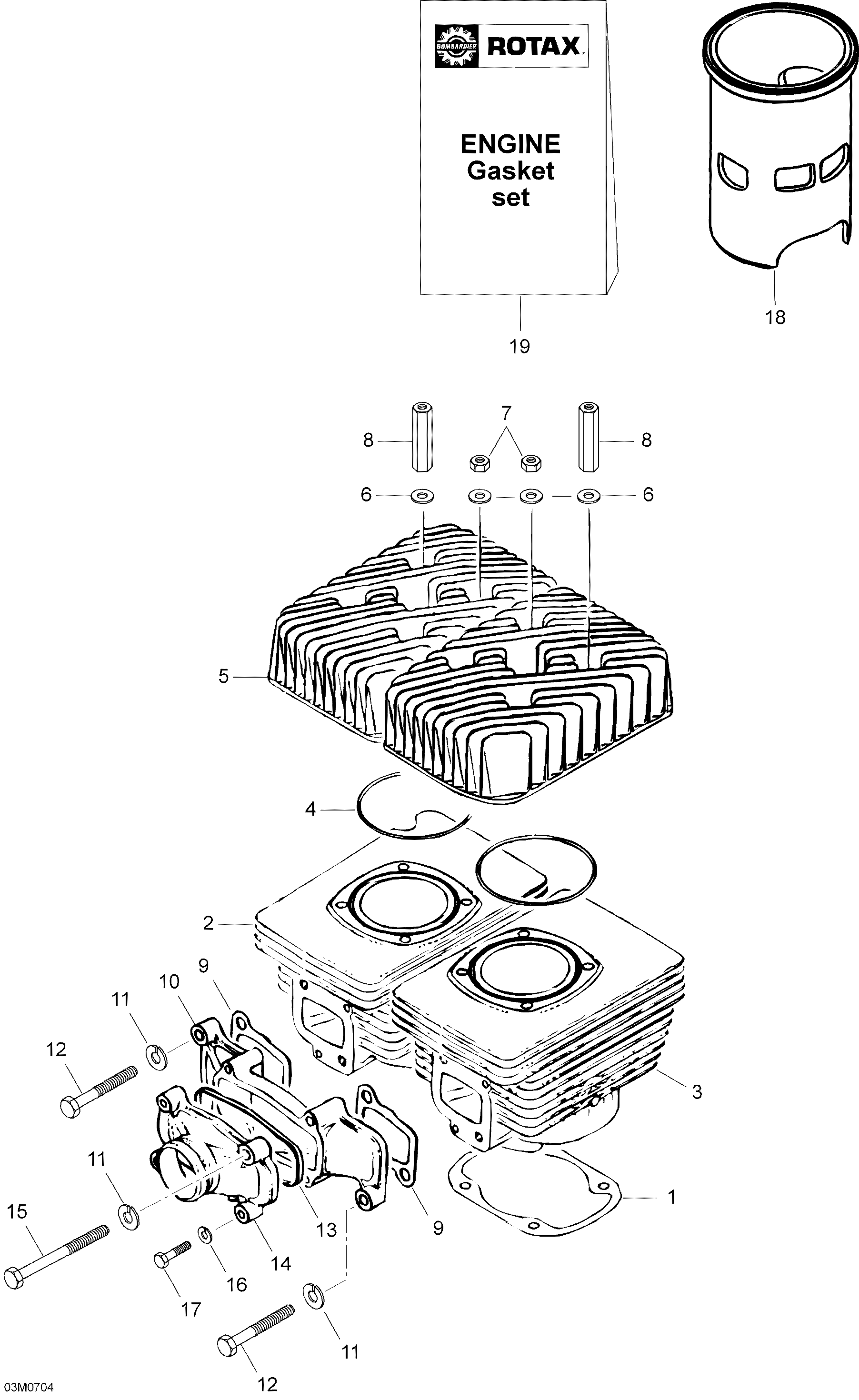 Cylinder and Cylinder Head