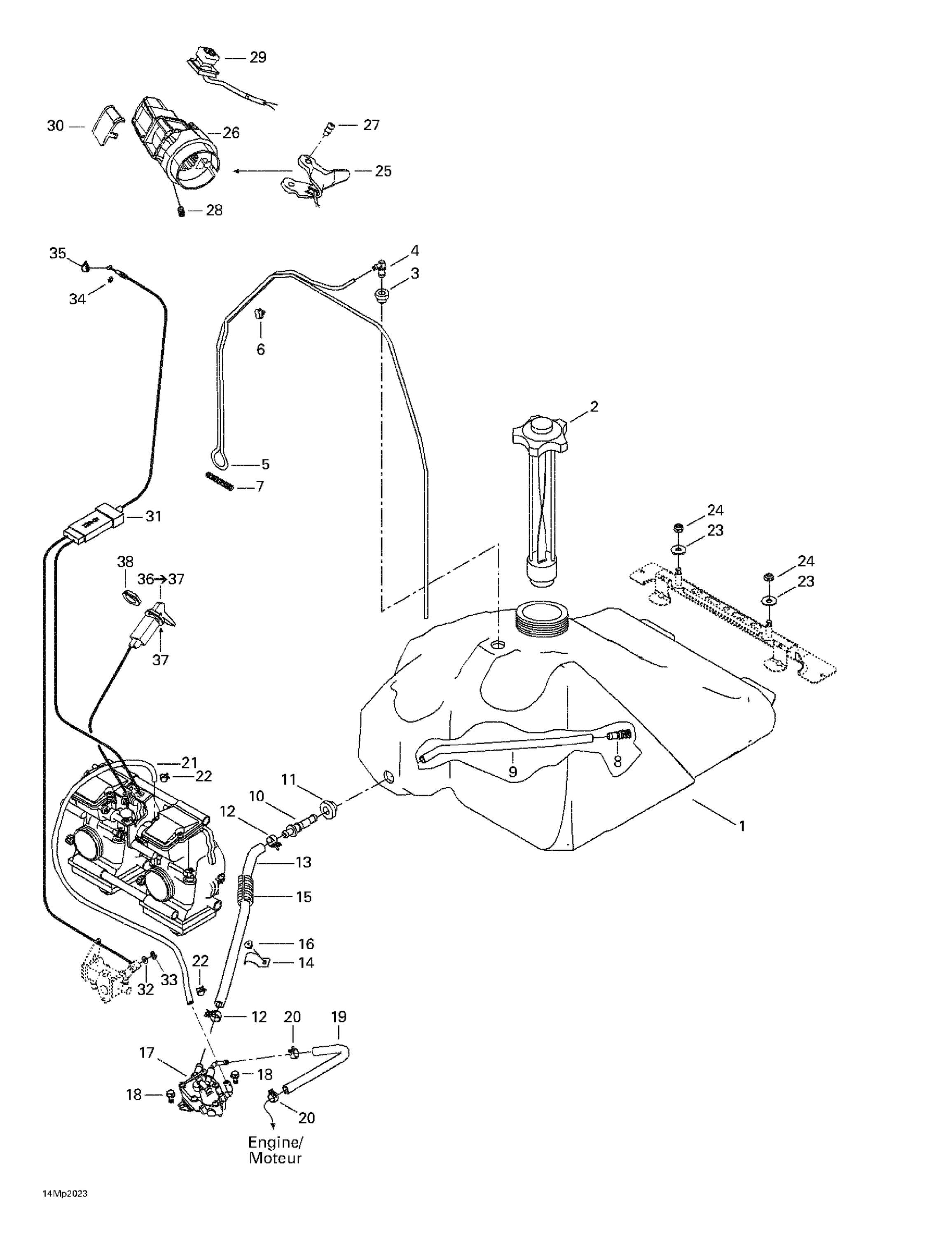 Схема узла: Fuel System