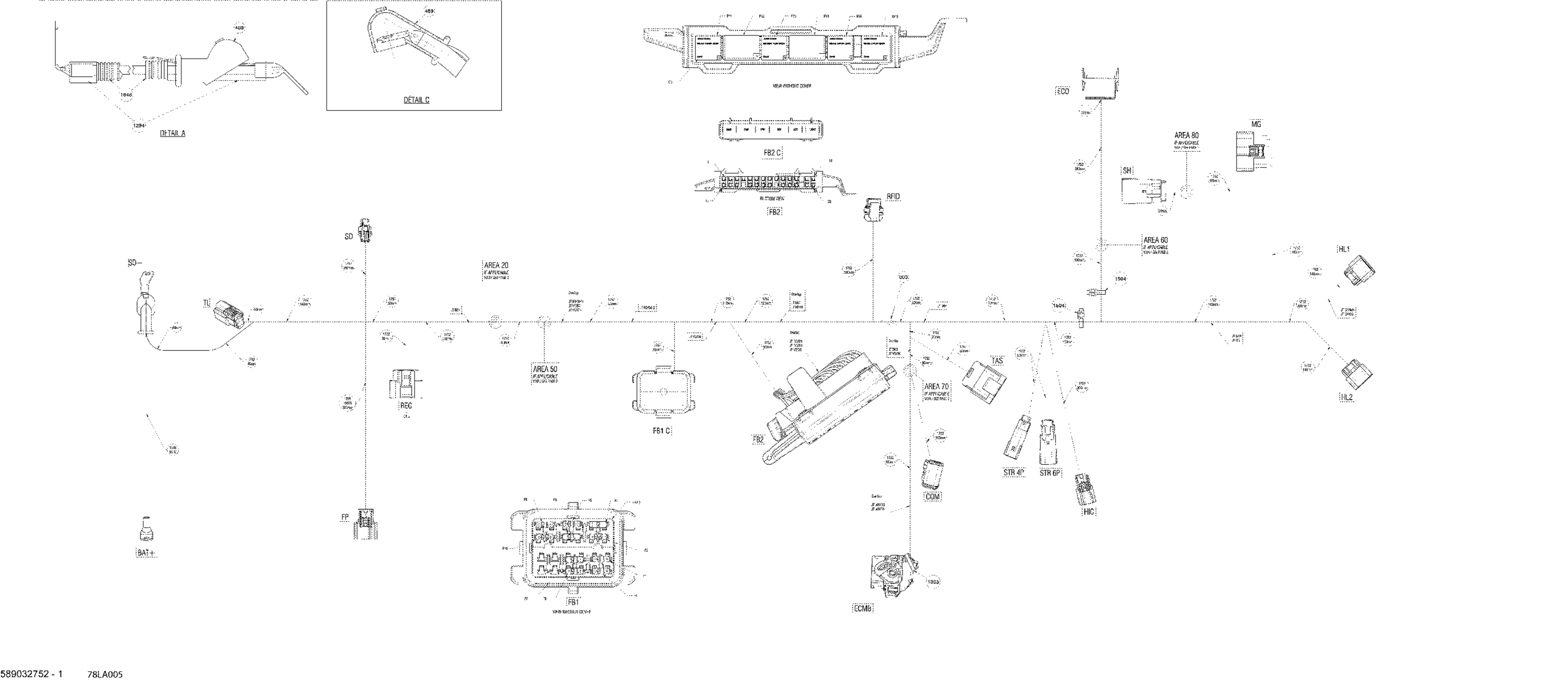 Схема узла: Electric - Main Harness - 515178729