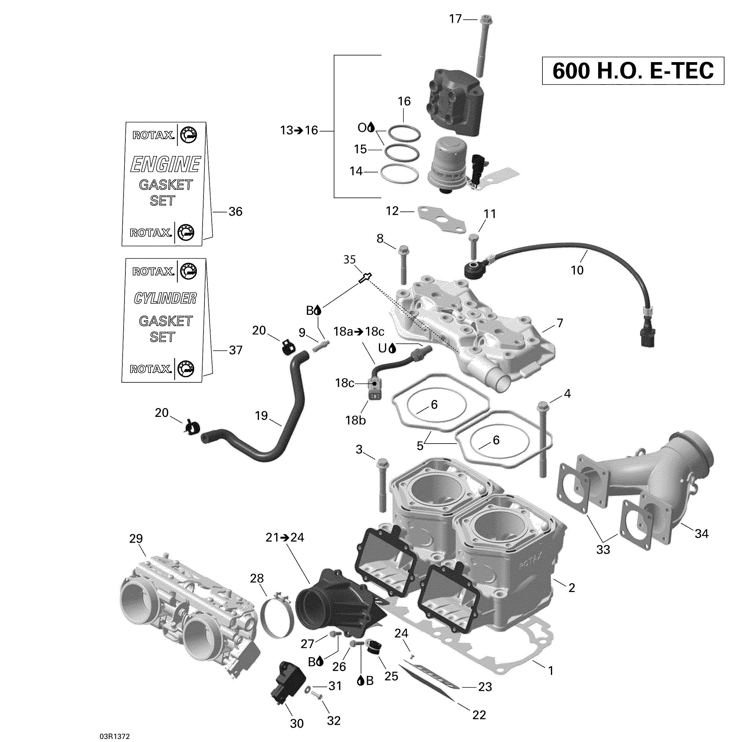 Схема узла: Cylinder And Cylinder Head