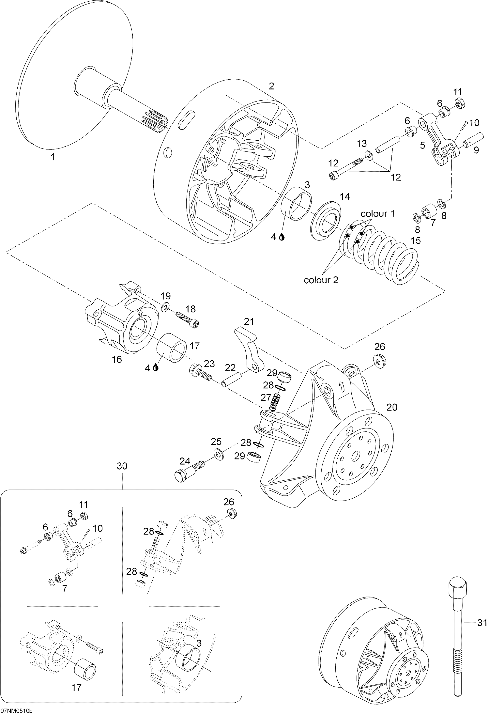 Drive Pulley 552