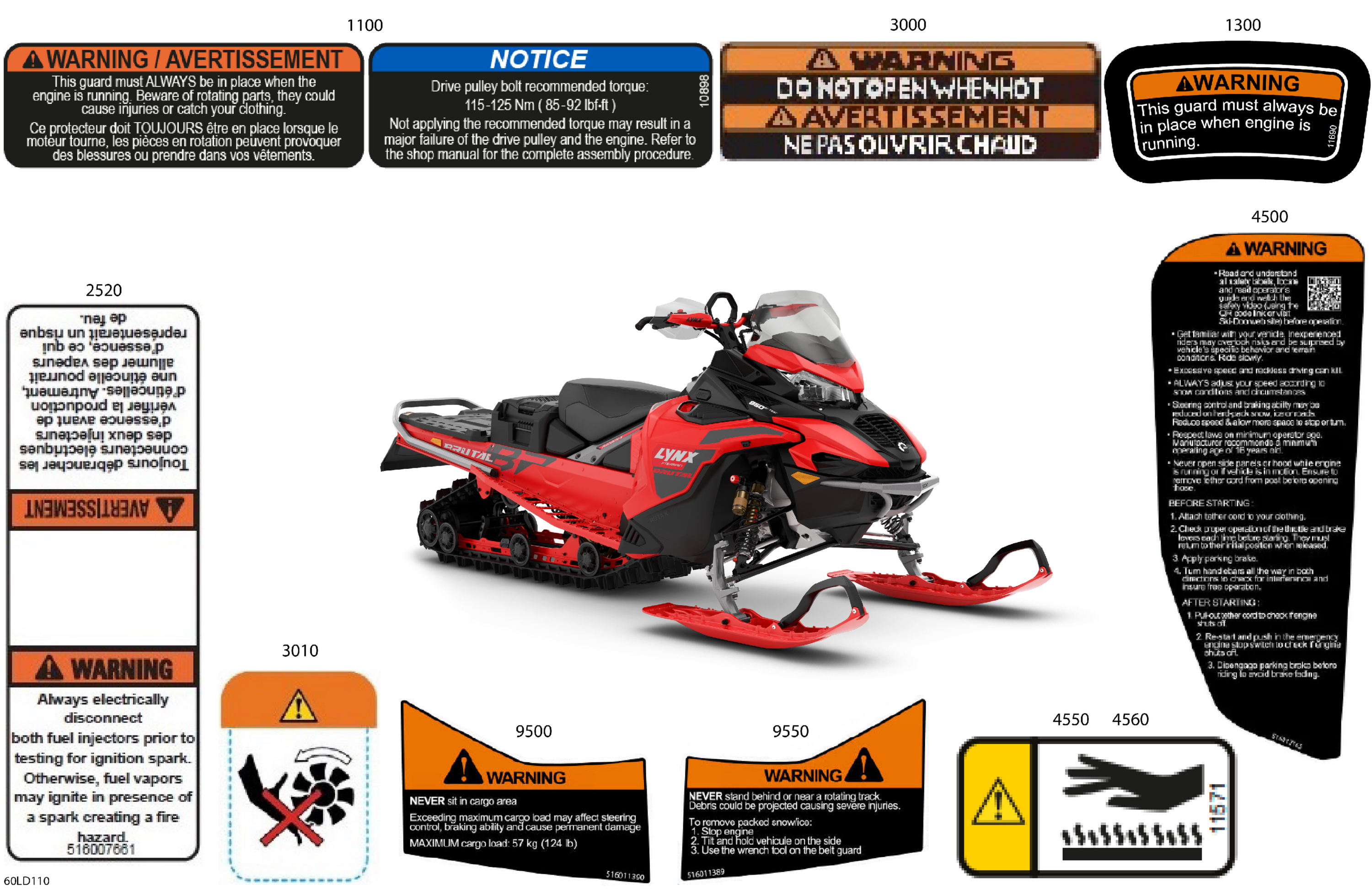 Body - Warning Decals