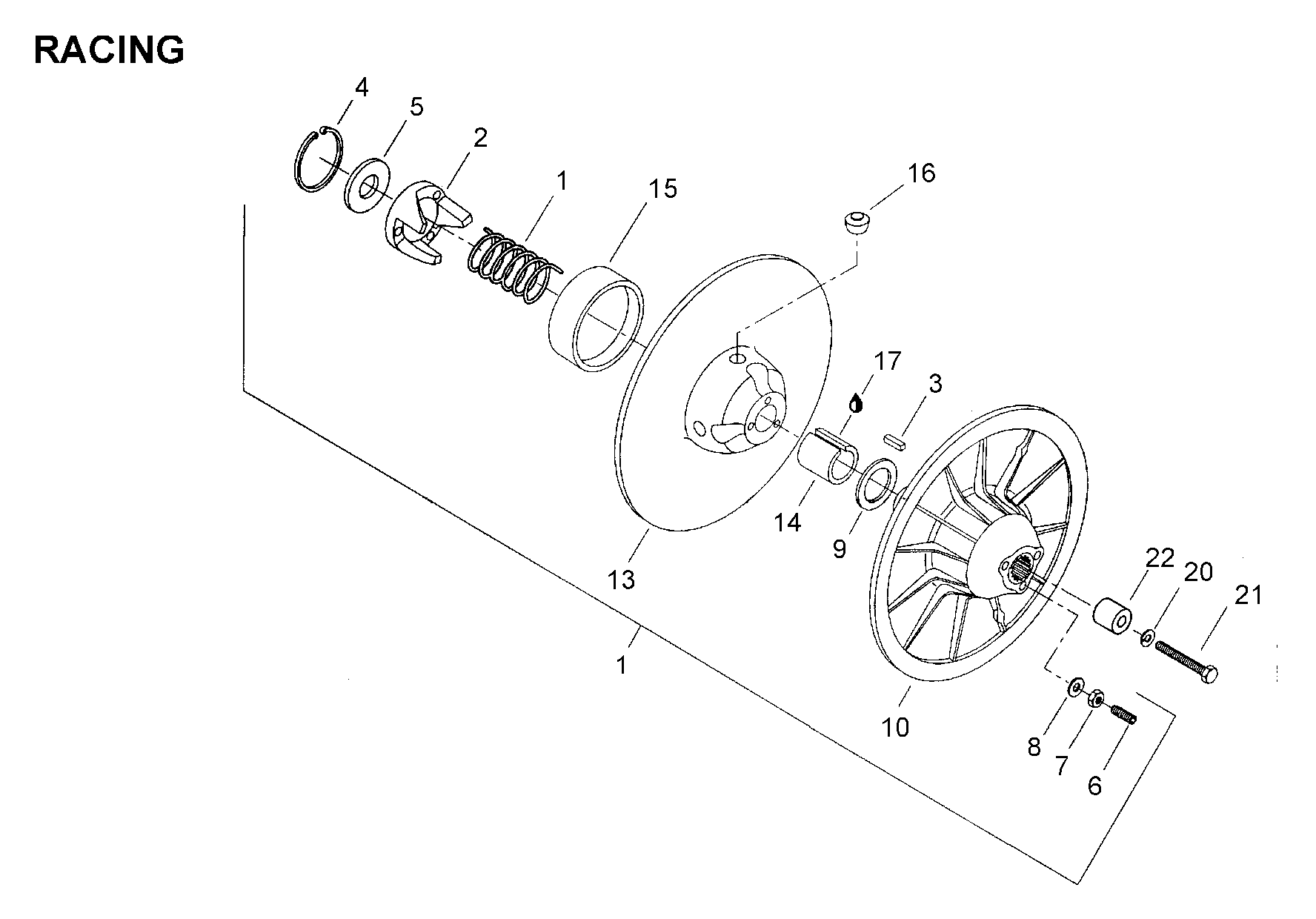 Driven Pulley