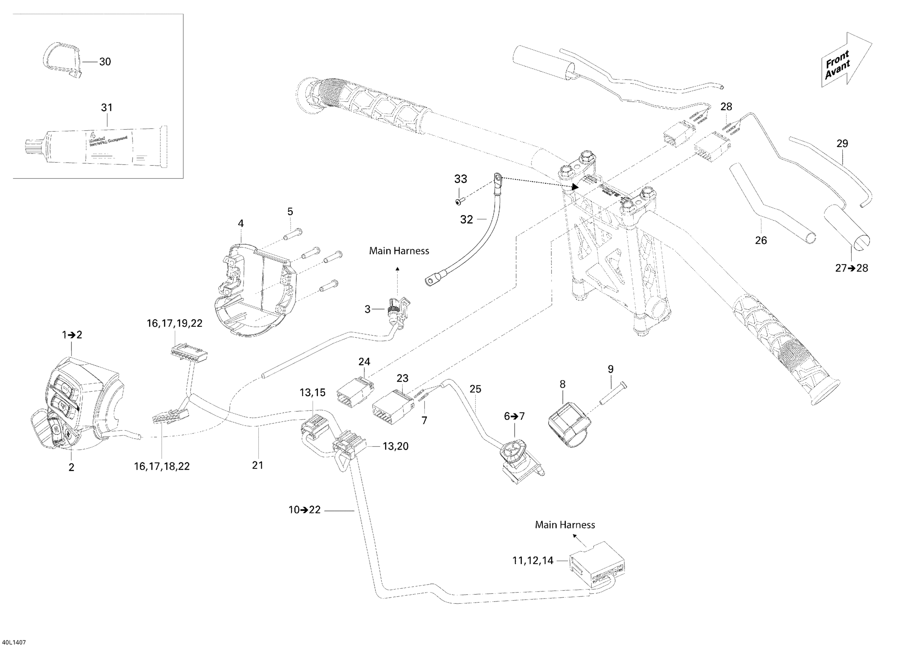 Steering Wiring Harness