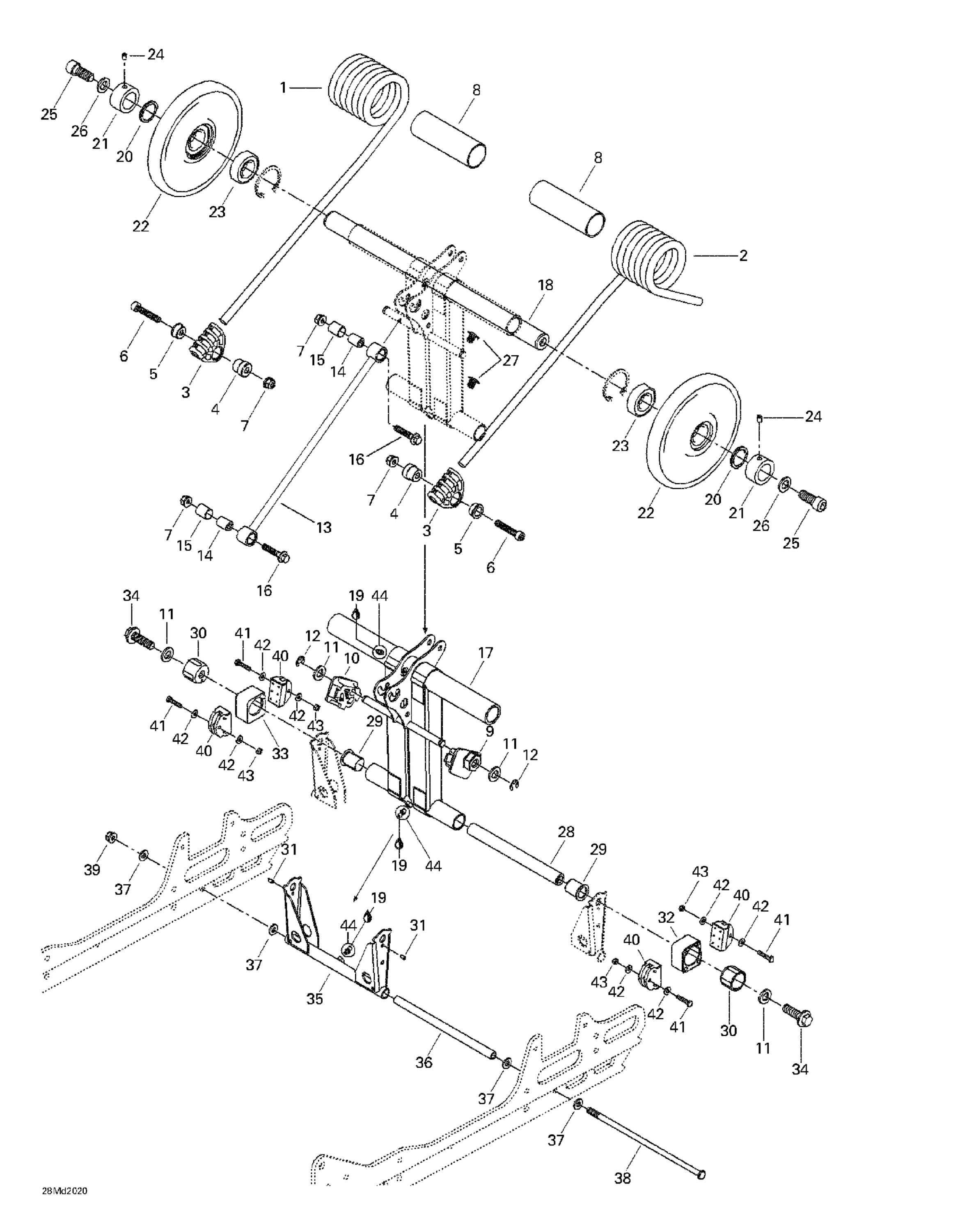 Схема узла: Rear Arm