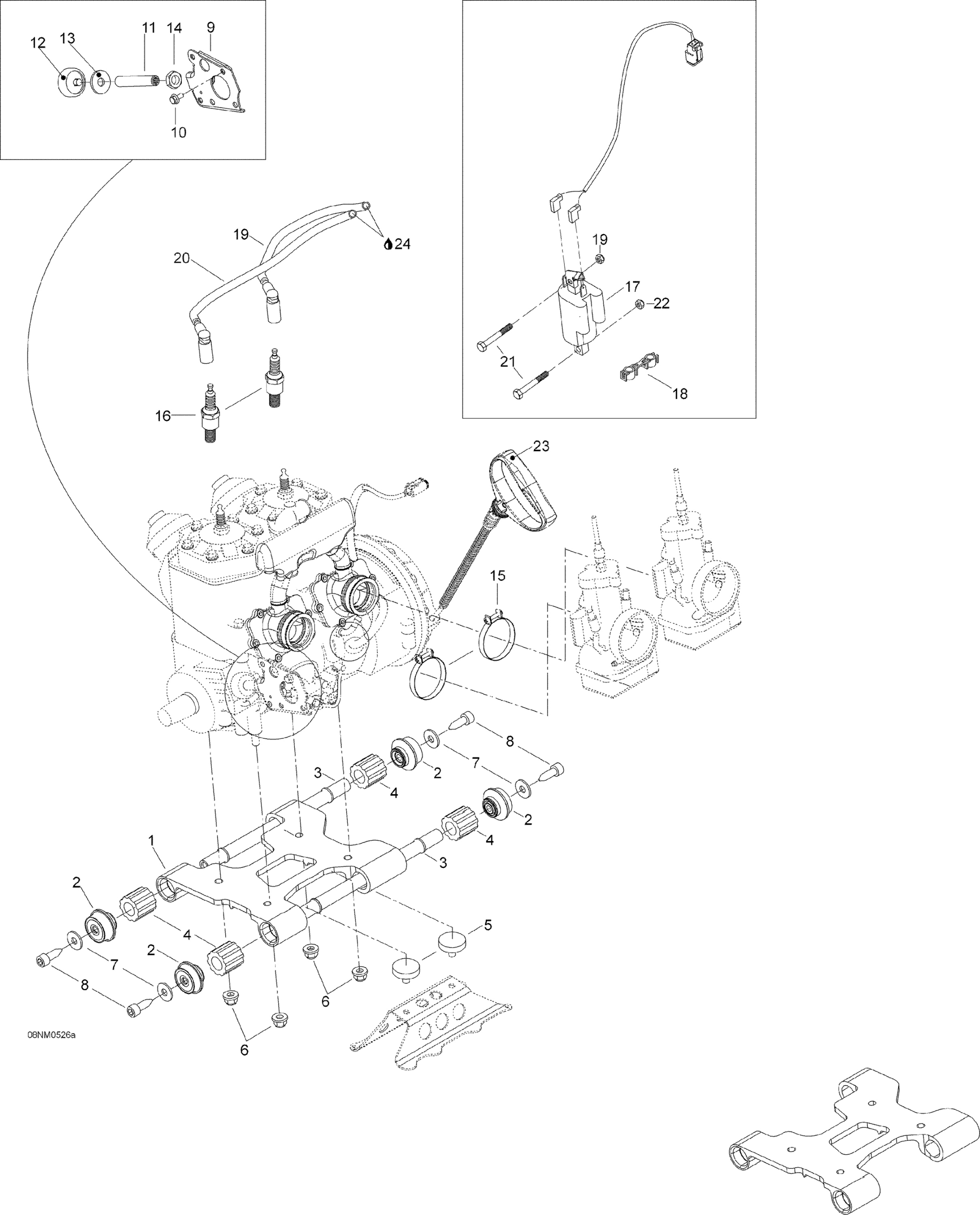 Engine And Engine Support
