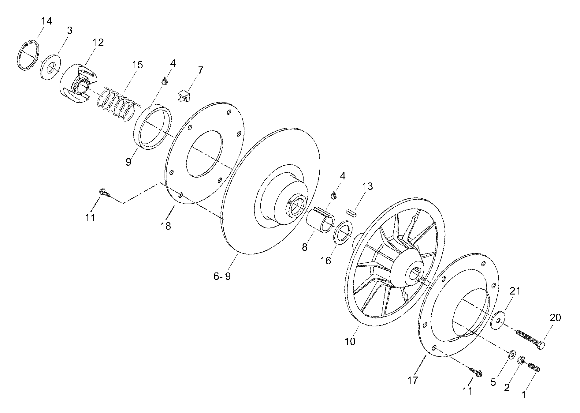 Driven Pulley
