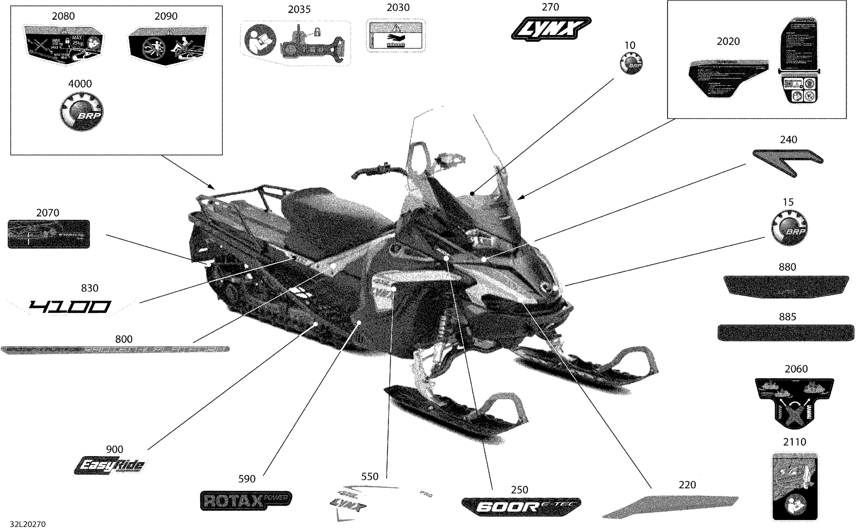 Схема узла: Body - Decals - PRO Touring kit