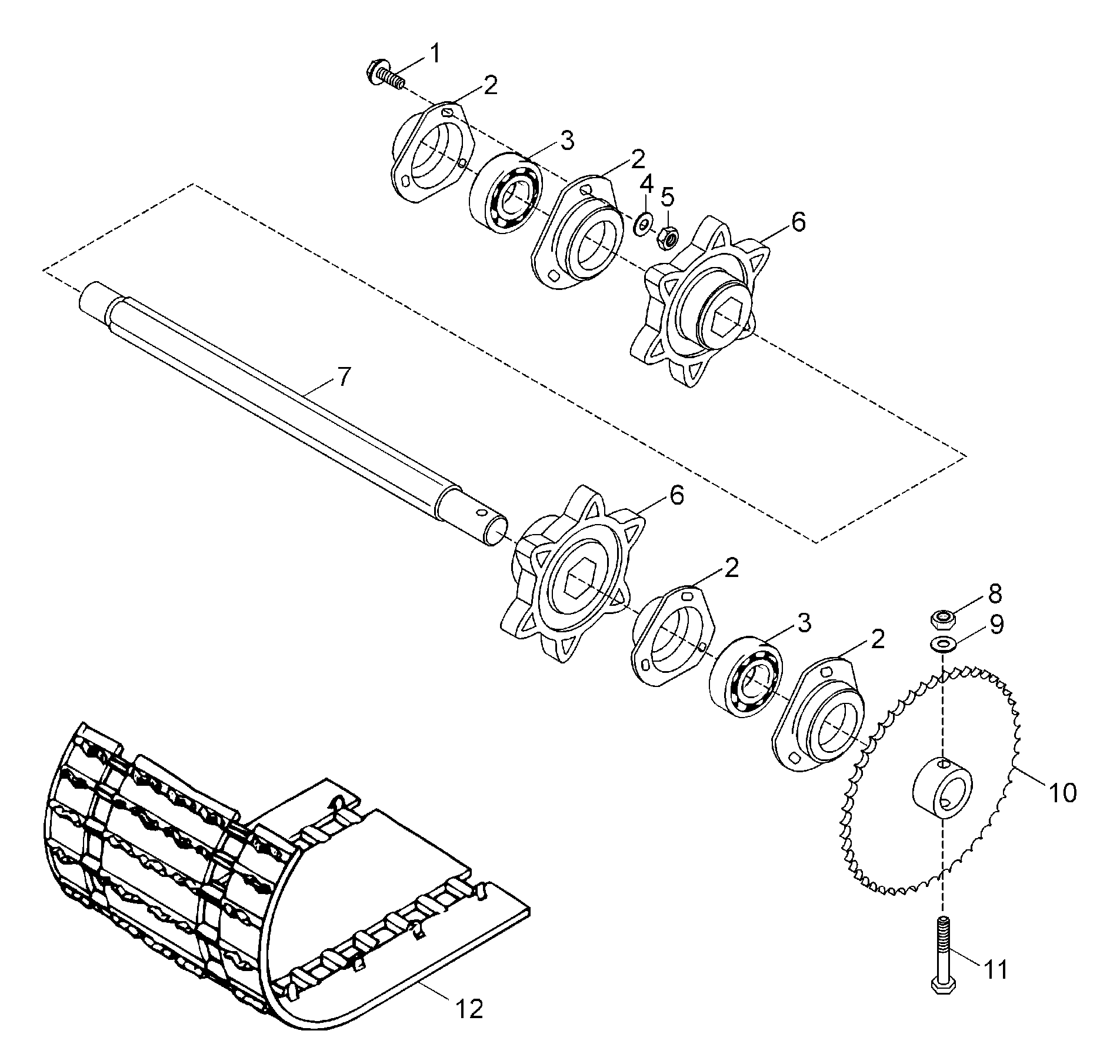 Схема узла: Drive Axle