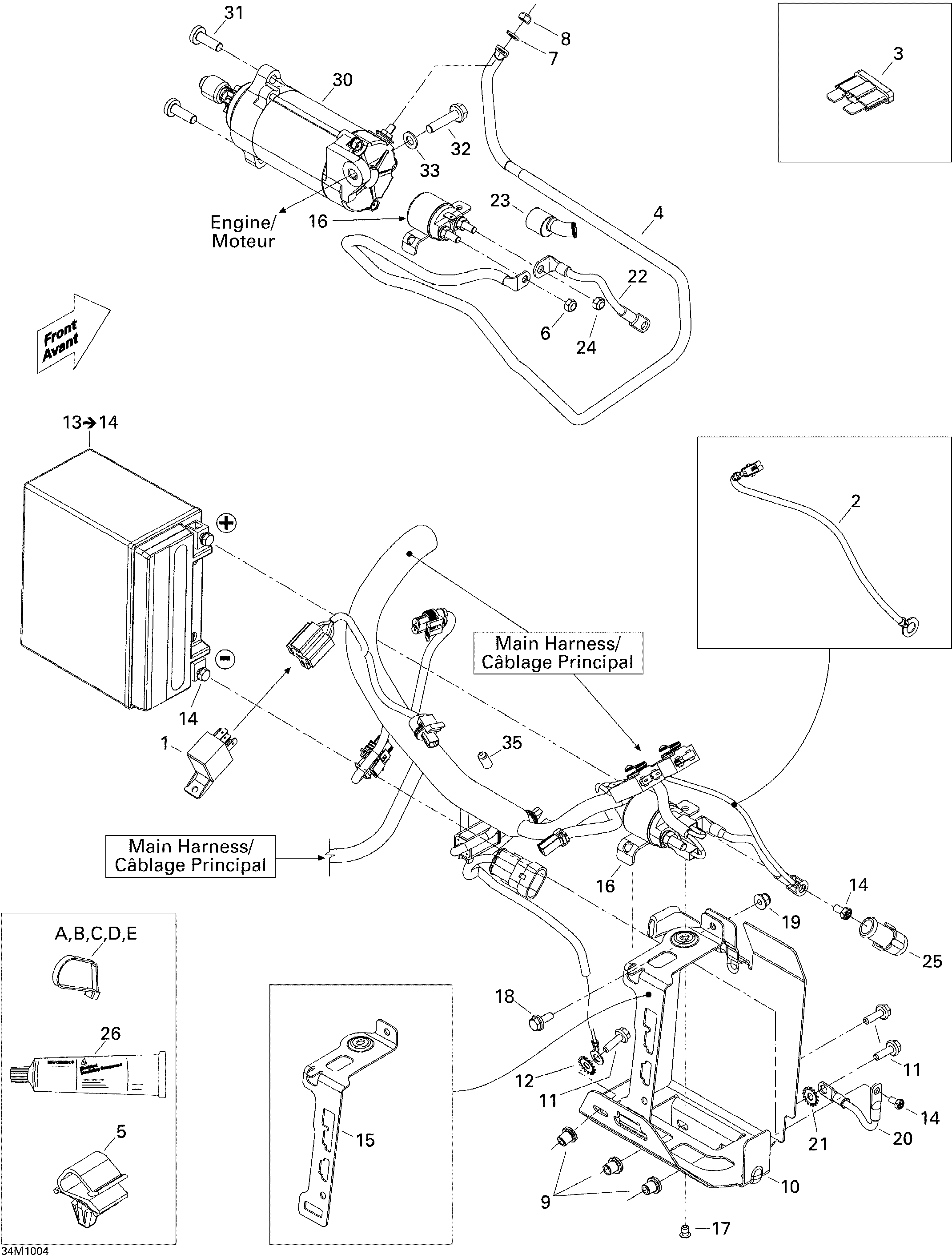 Схема узла: Battery And Starter